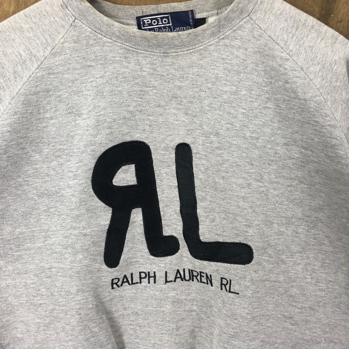 Polo Ralph Lauren × Ralph Lauren Vintage Ralph Lauren Grey Sweatshirt #161 Size US M / EU 48-50 / 2 - 4 Thumbnail