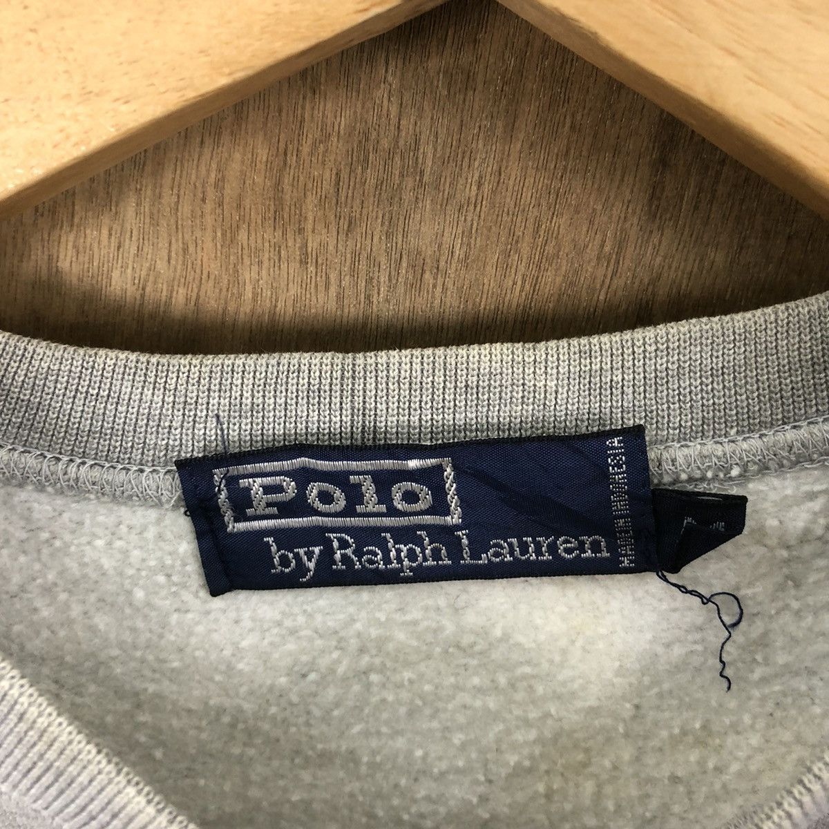 Polo Ralph Lauren × Ralph Lauren Vintage Ralph Lauren Grey Sweatshirt #161 Size US M / EU 48-50 / 2 - 5 Thumbnail