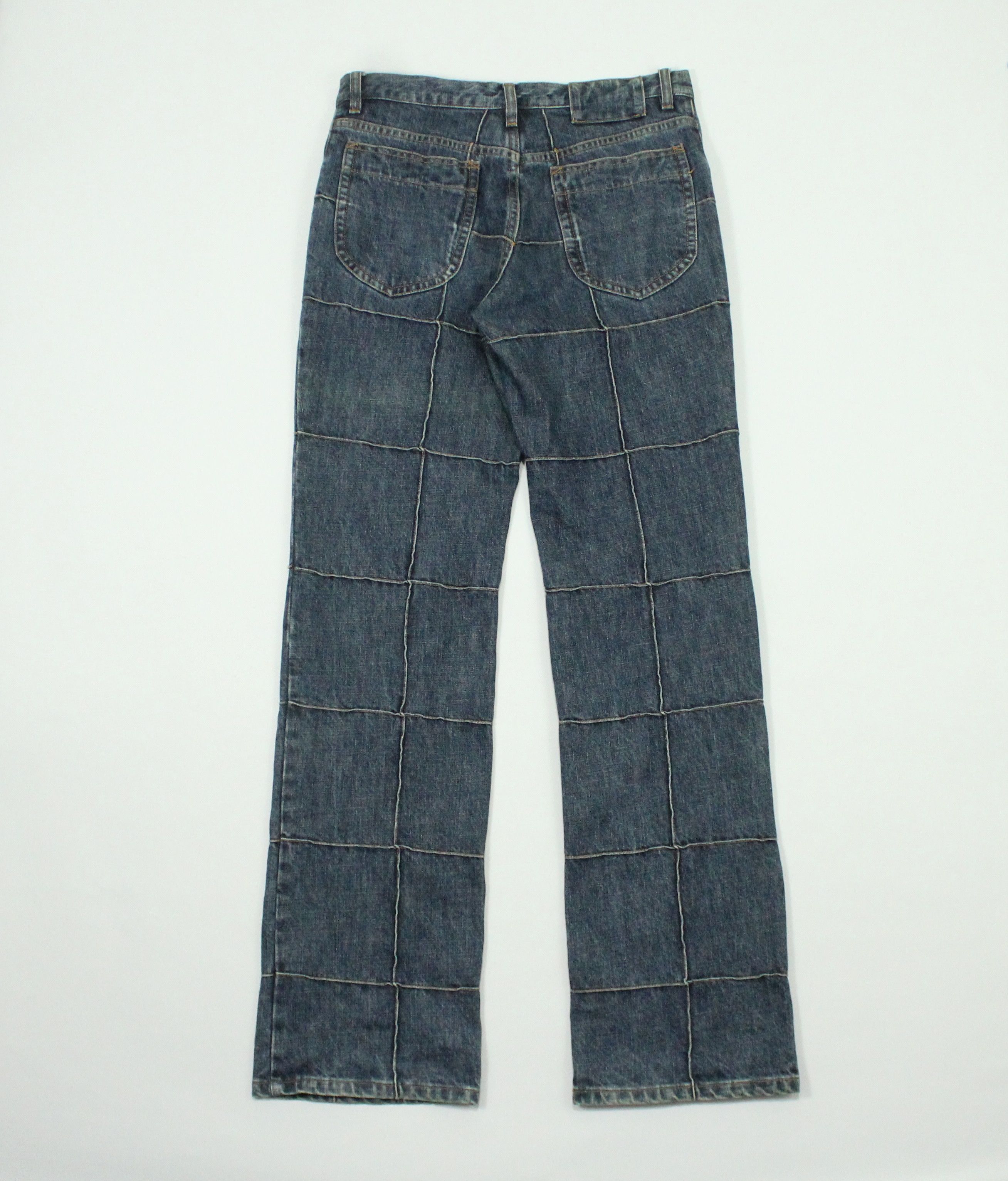 Maison Margiela MARTIN MARGIELA Denim SS2004 Overstitches Checked Pattern Size US 30 / EU 46 - 3 Thumbnail