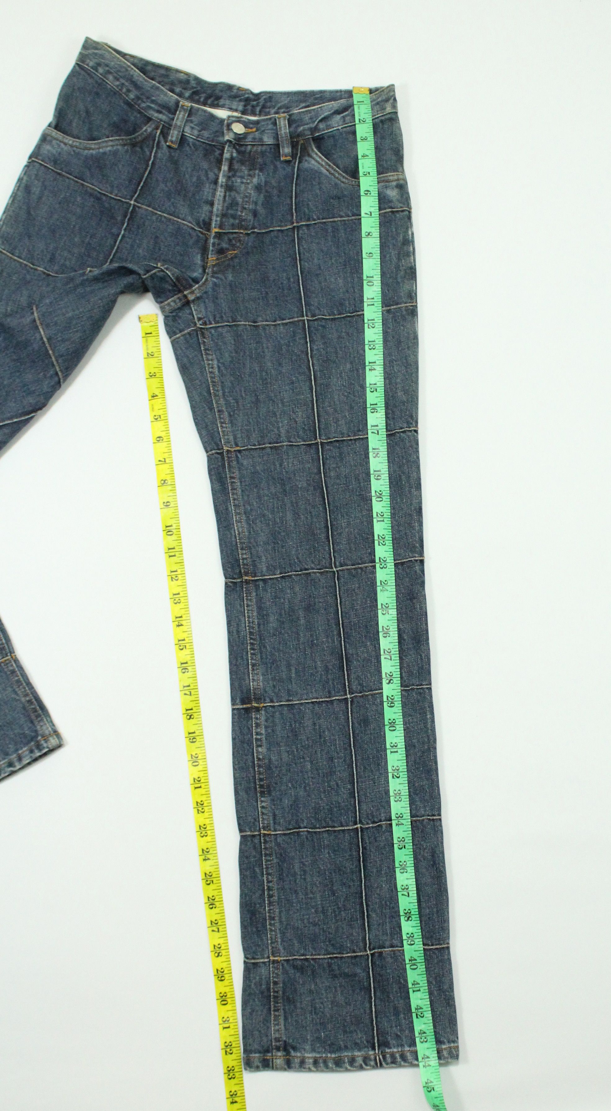 Maison Margiela MARTIN MARGIELA Denim SS2004 Overstitches Checked Pattern Size US 30 / EU 46 - 23 Thumbnail