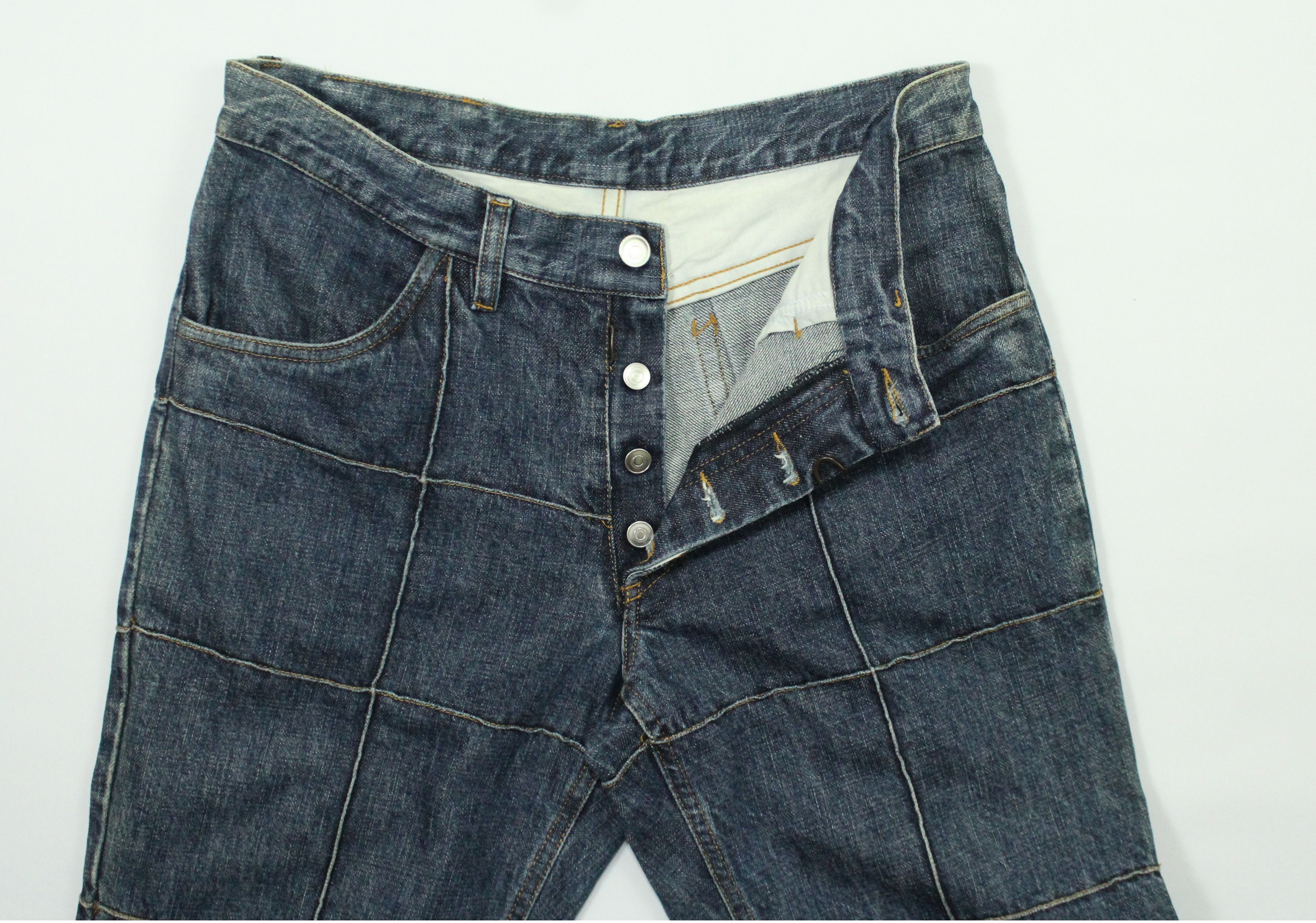 Maison Margiela MARTIN MARGIELA Denim SS2004 Overstitches Checked Pattern Size US 30 / EU 46 - 10 Thumbnail