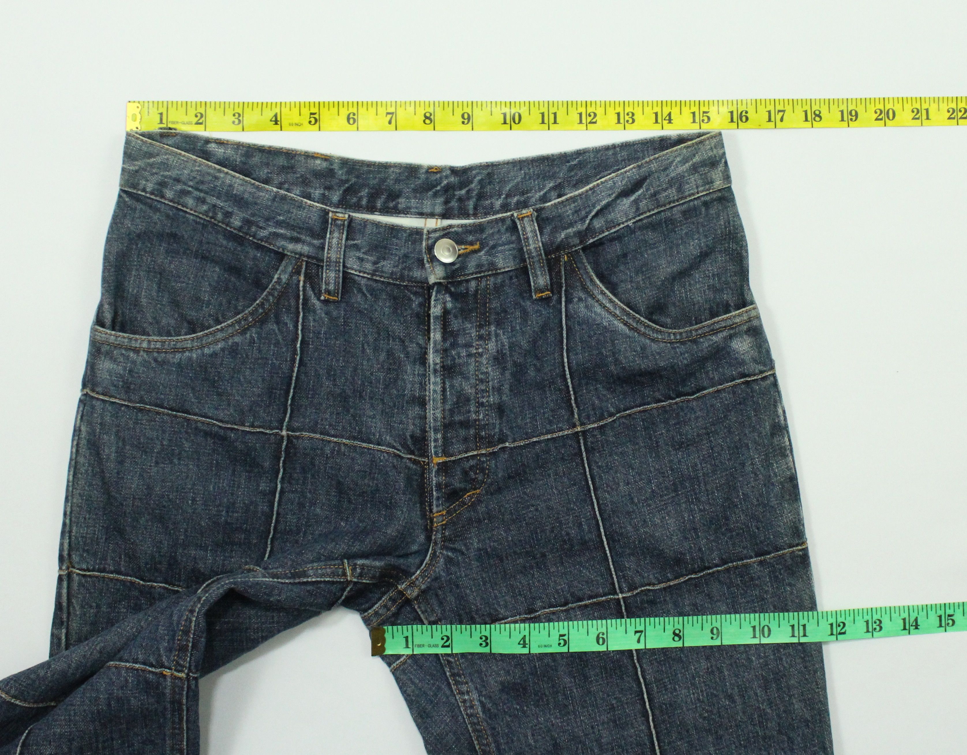 Maison Margiela MARTIN MARGIELA Denim SS2004 Overstitches Checked Pattern Size US 30 / EU 46 - 21 Thumbnail