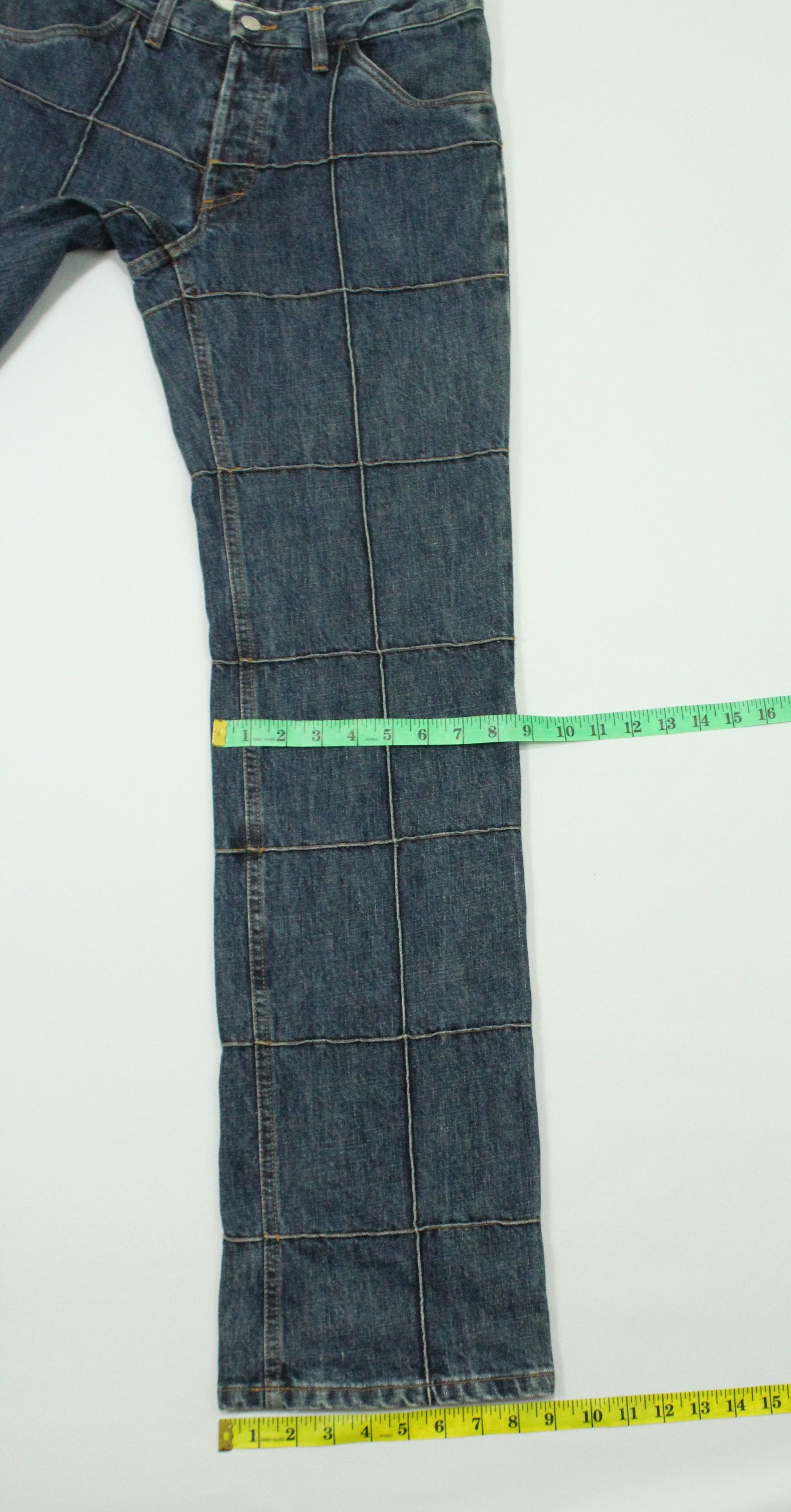 Maison Margiela MARTIN MARGIELA Denim SS2004 Overstitches Checked Pattern Size US 30 / EU 46 - 24 Thumbnail