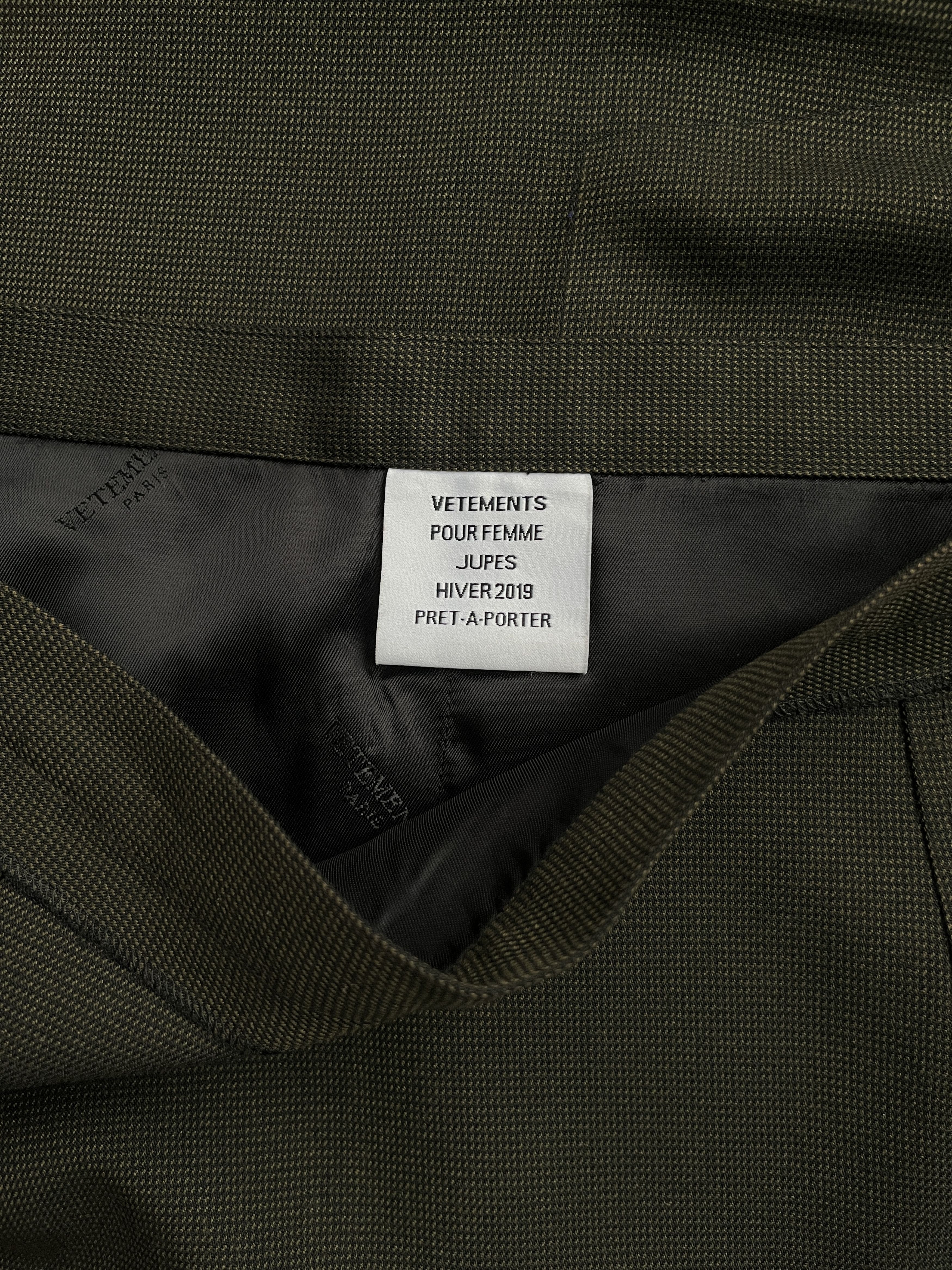 Vetements ⚡️QUICK SALE⚡️2019 Vestments Demna Green and Navy Long Skirt Size 25" / US 0 / IT 36 - 3 Thumbnail
