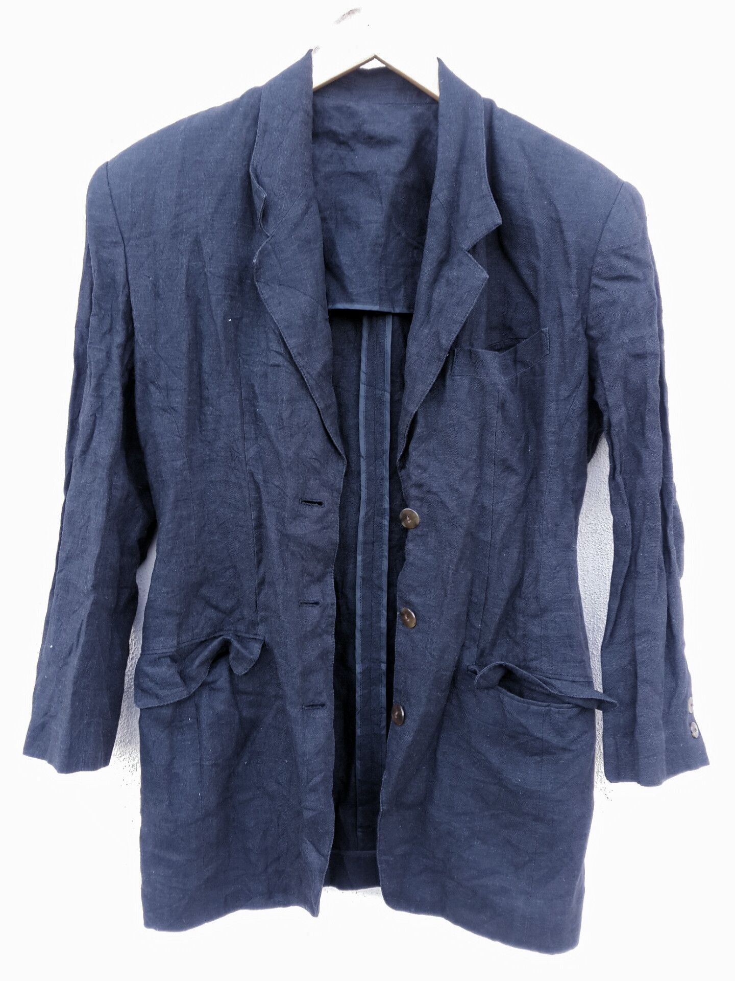 Jean Paul Gaultier Jean Paul Gaultier Linen Blazer Size 38R - 2 Thumbnail