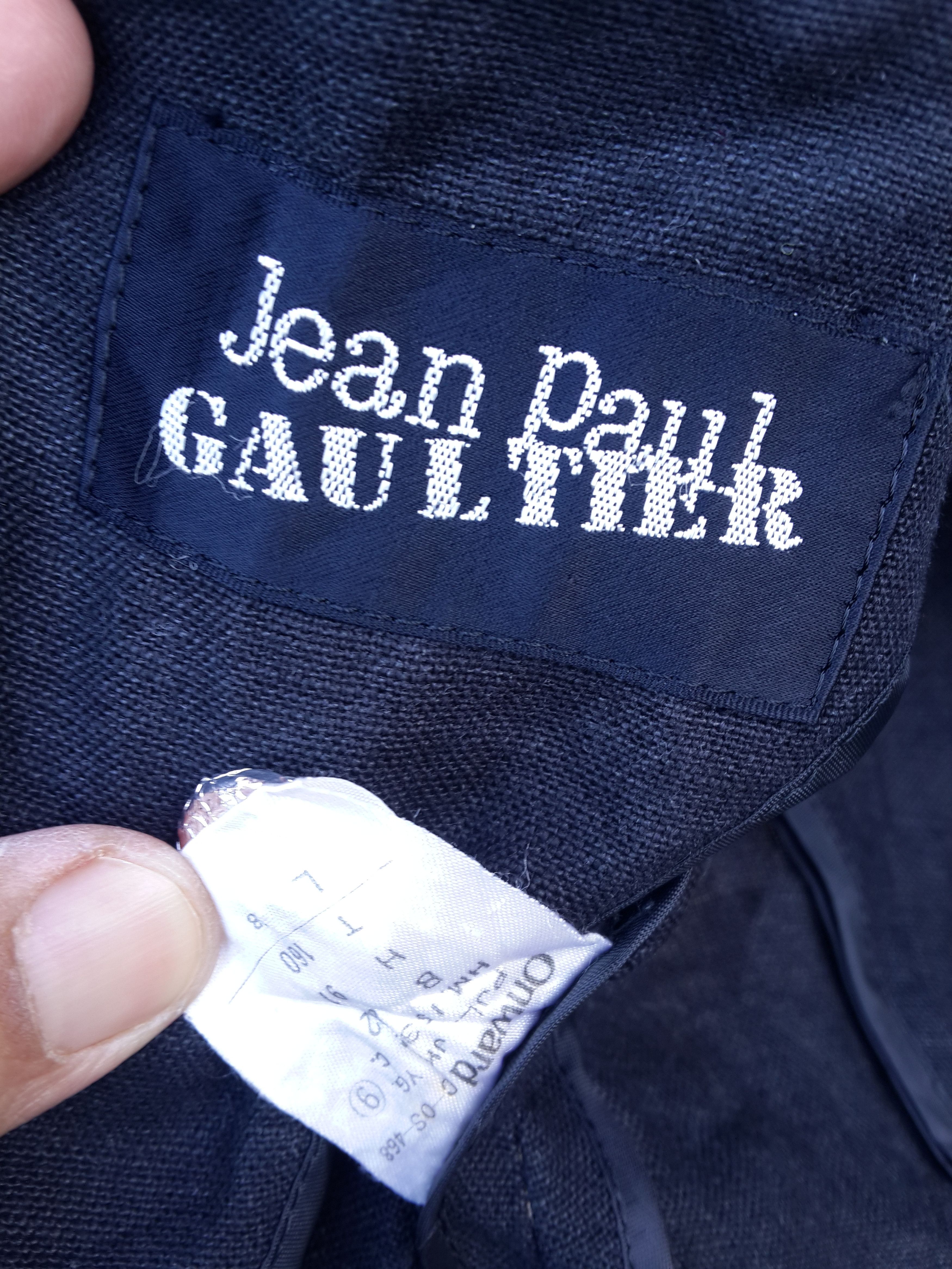 Jean Paul Gaultier Jean Paul Gaultier Linen Blazer Size 38R - 4 Thumbnail