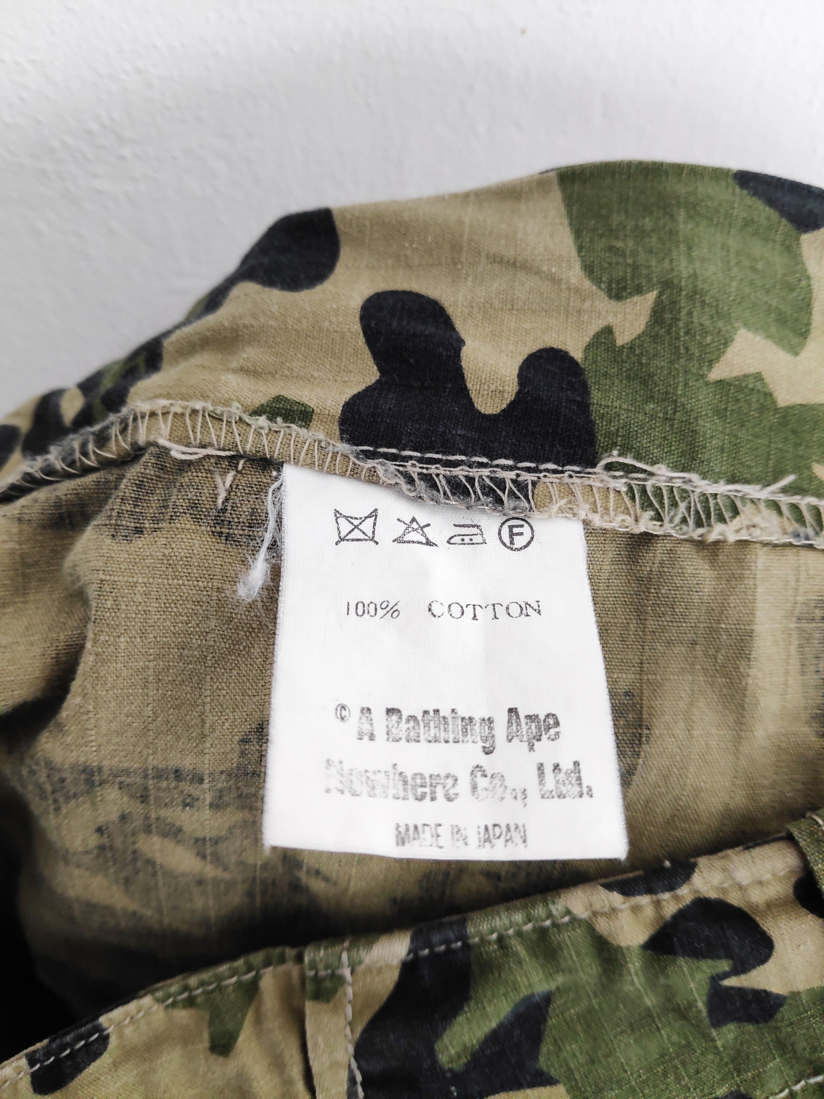 Bape × Vintage Camo Cargo Pants Size US 34 / EU 50 - 6 Thumbnail