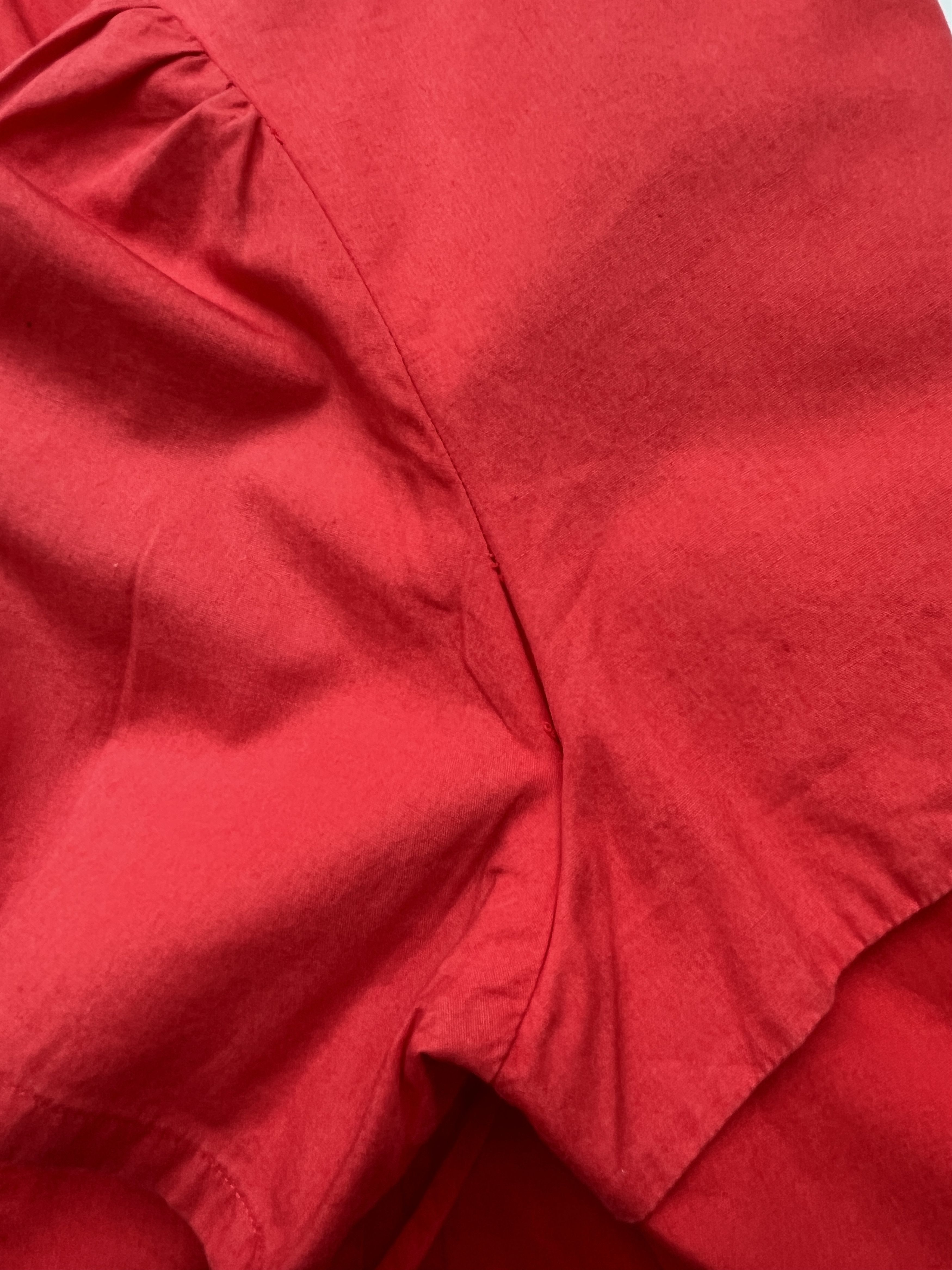 Dirk Van Saene ⚡️QUICK SALE⚡️Dirk Van Saine Red Short Sleeve Dress Size L / US 10 / IT 46 - 8 Thumbnail