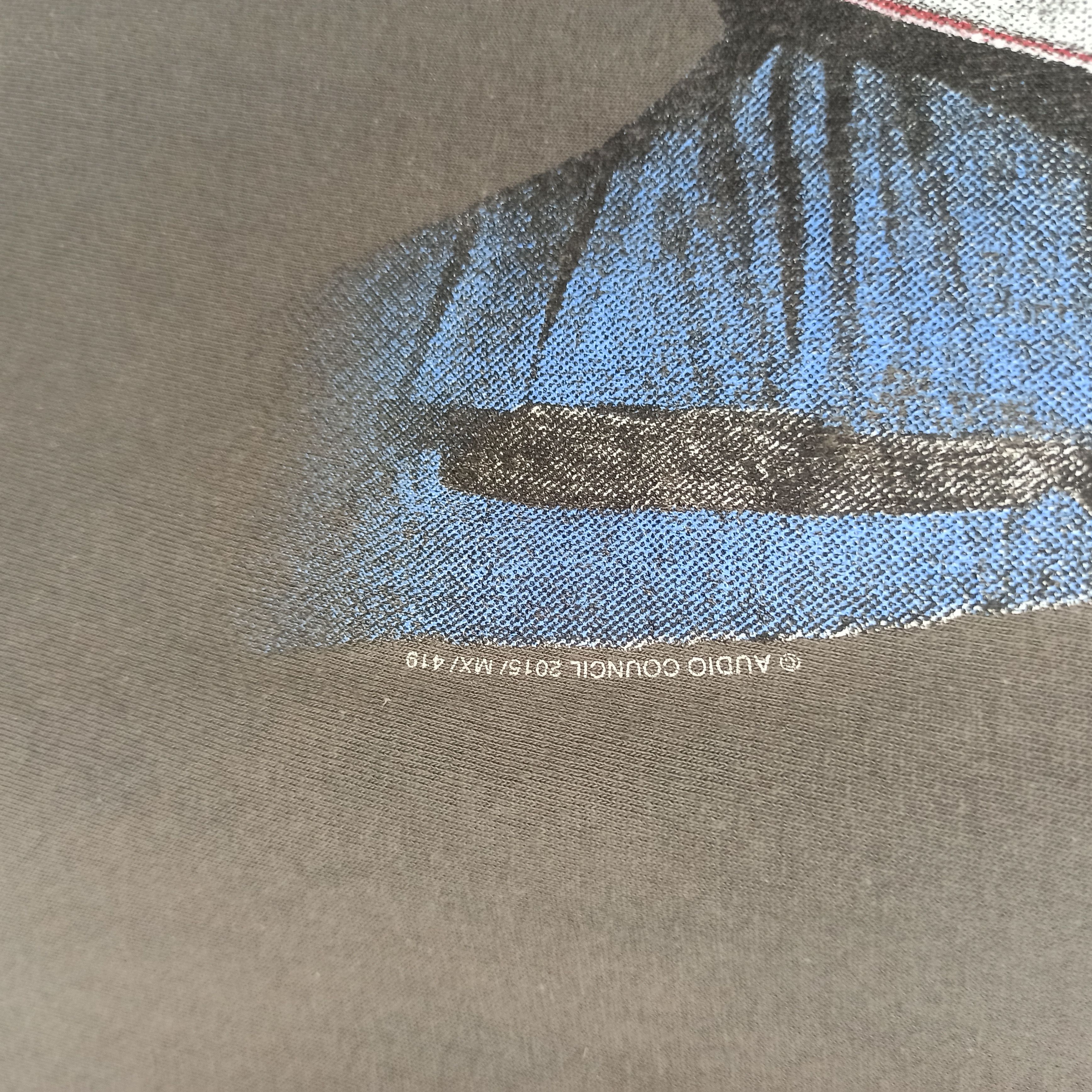Band Tees Audio Council Sun Faded Grey T-shirt copyright 2015 Size US M / EU 48-50 / 2 - 3 Thumbnail