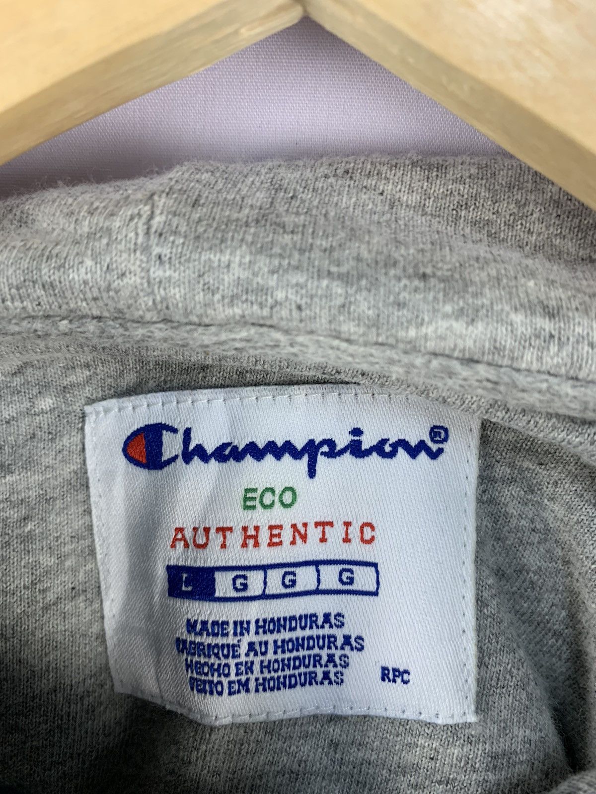Champion × Japanese Brand Vintage Champion Small Logo Hoodie Black Large Size US L / EU 52-54 / 3 - 5 Thumbnail