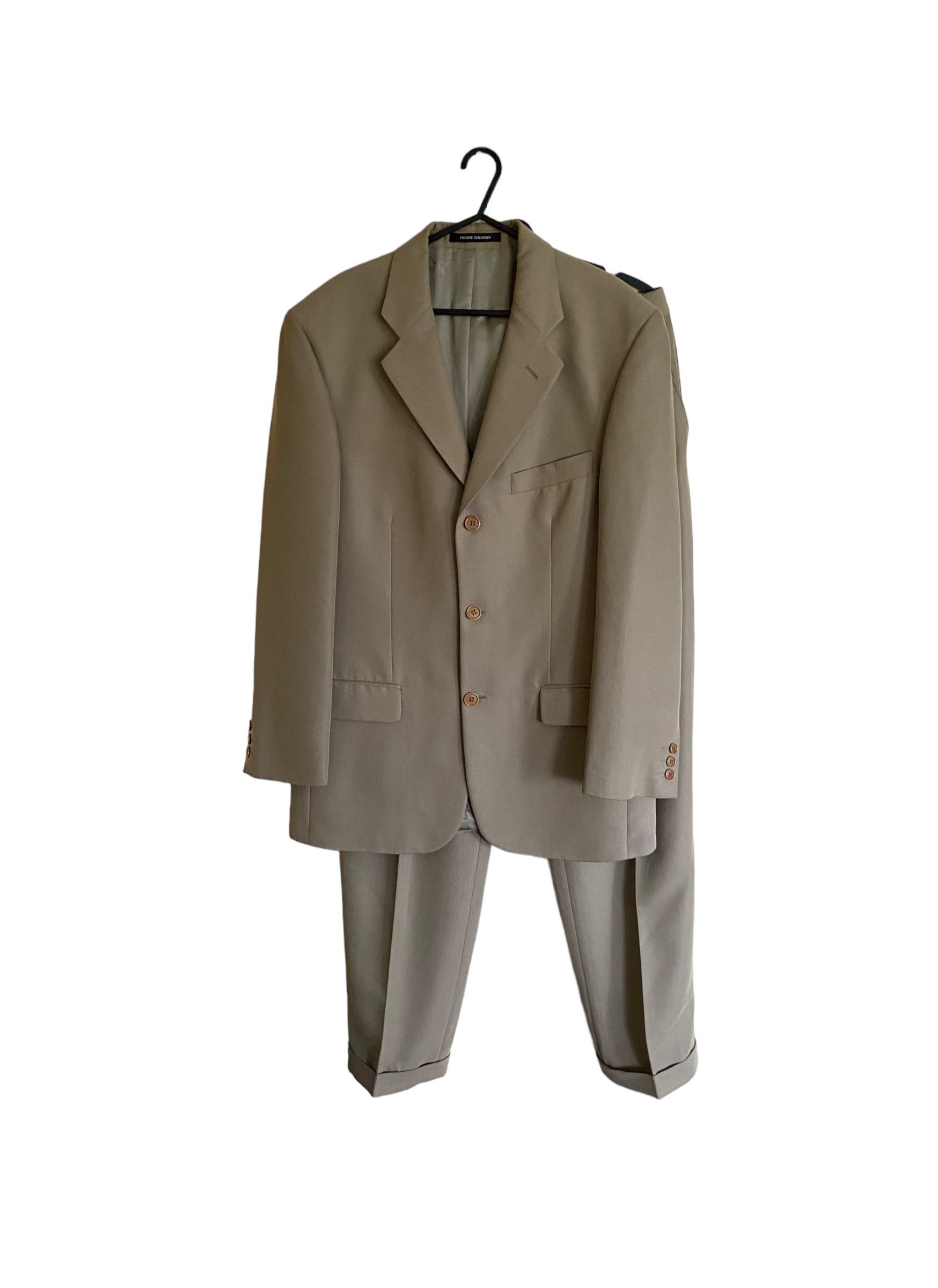 Balmain × Pierre Balmain × Vintage Pierre Balmain vintage suit Size 54R - 1 Thumbnail
