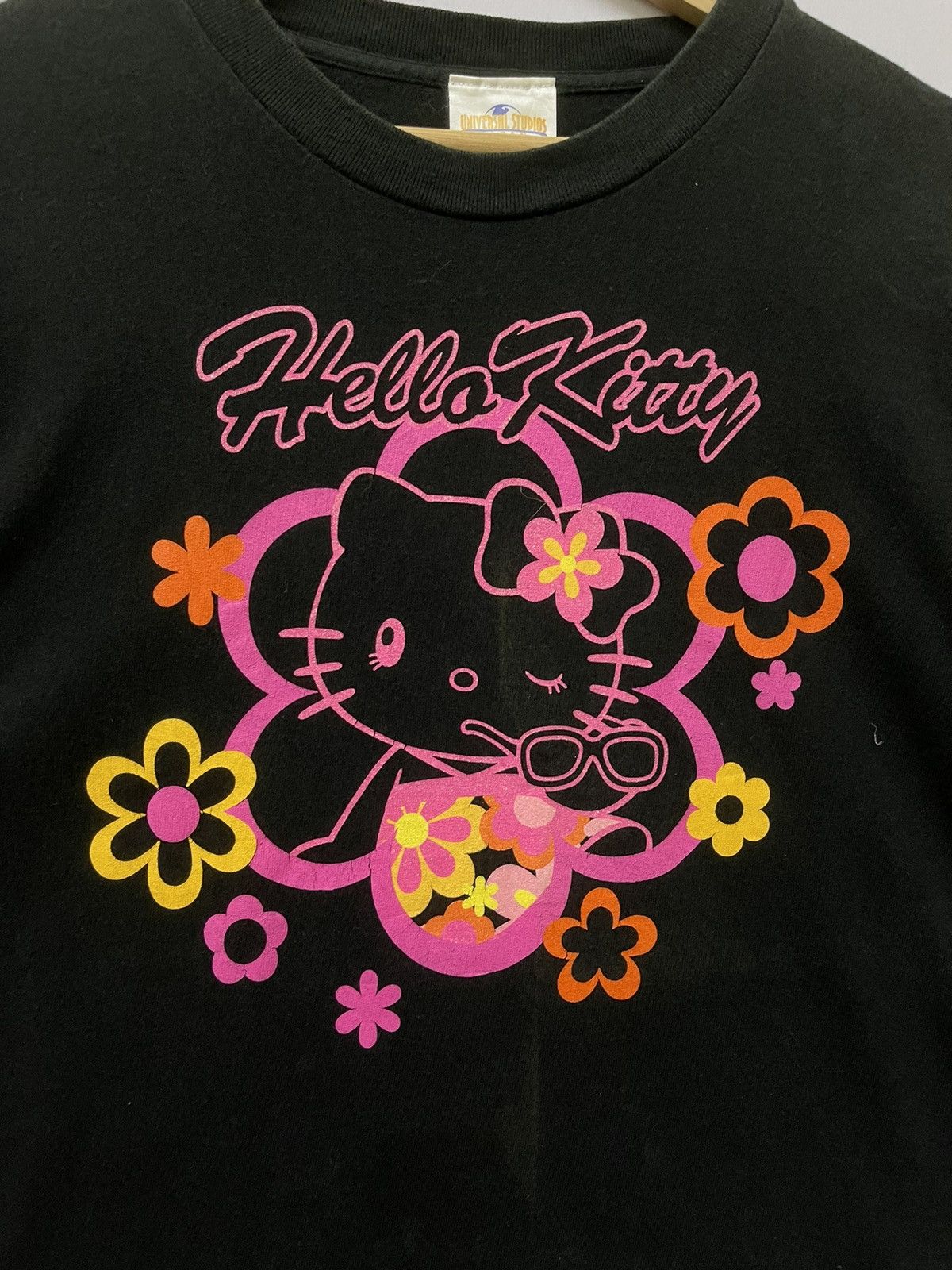 Japanese Brand × Universal Studios Hello Kitty Big Logo T-shirt Black Size US M / EU 48-50 / 2 - 2 Thumbnail
