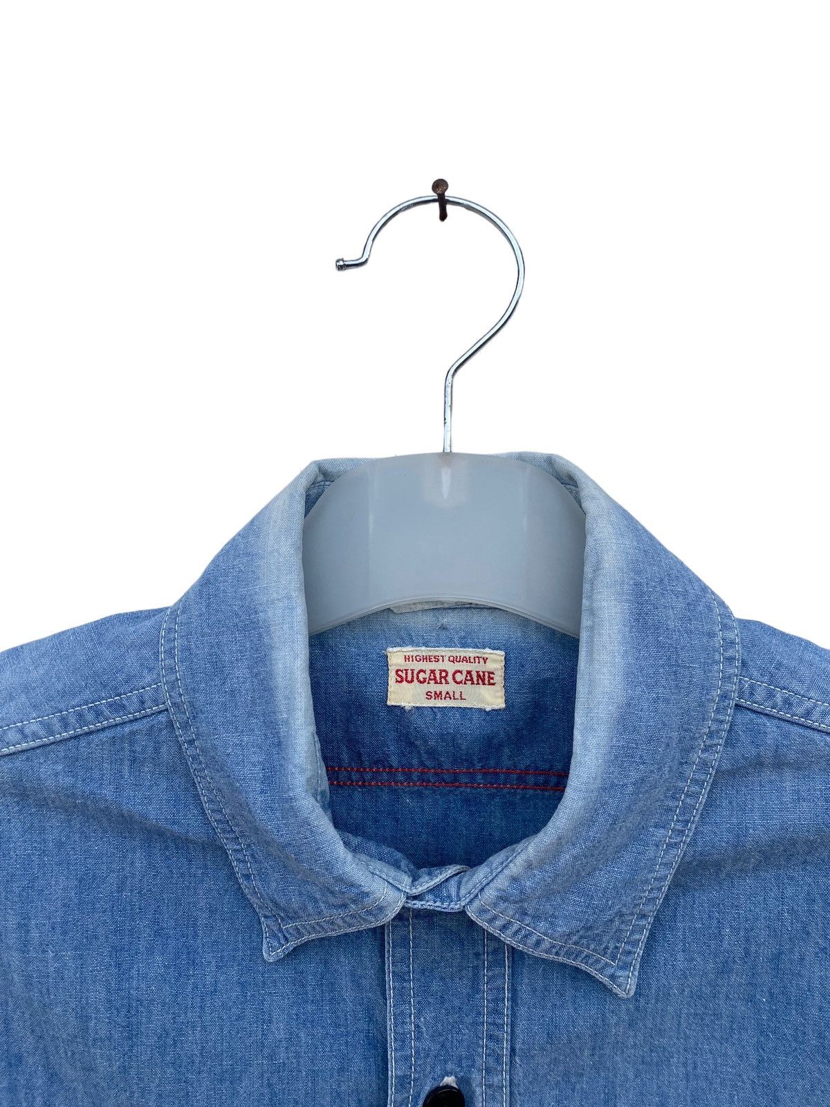 Sugar Cane × Vintage Vintage Sugar Cane Chambray Shirt Size US S / EU 44-46 / 1 - 4 Thumbnail