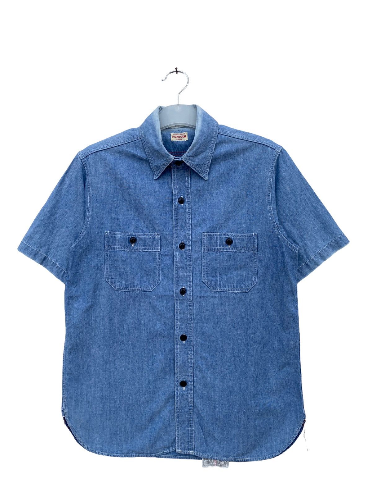 Sugar Cane × Vintage Vintage Sugar Cane Chambray Shirt Size US S / EU 44-46 / 1 - 1 Thumbnail