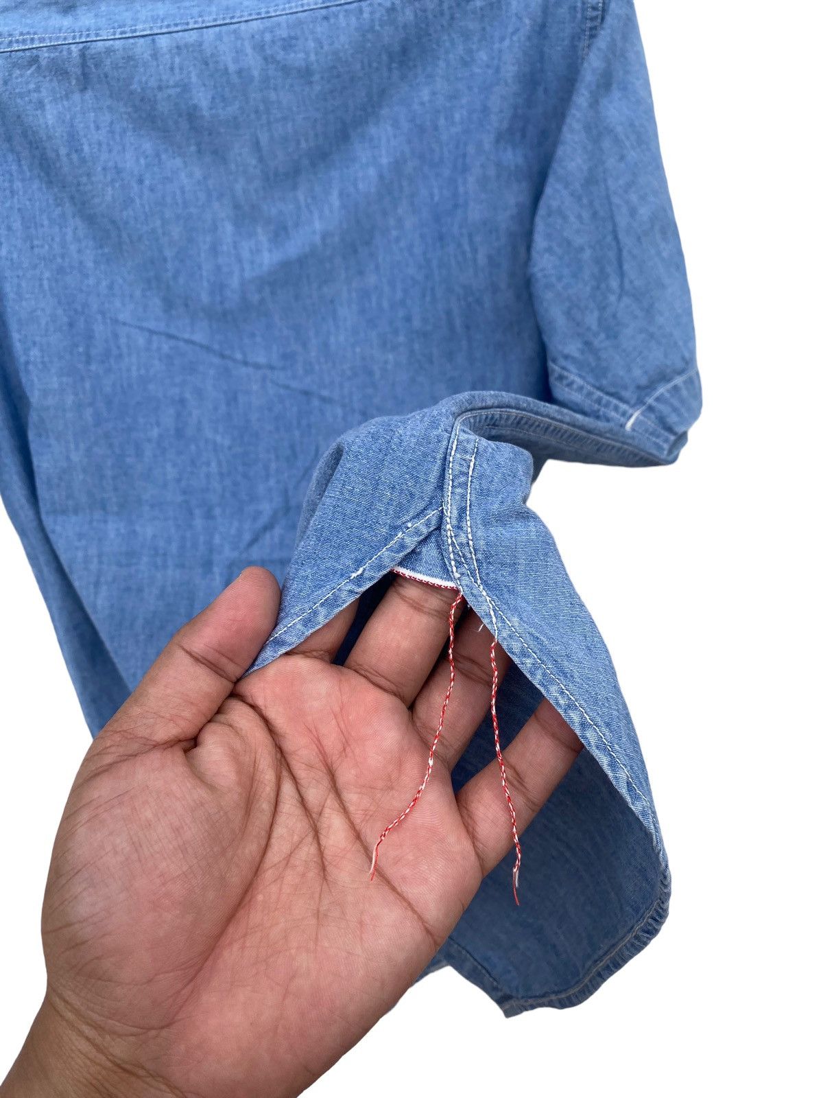 Sugar Cane × Vintage Vintage Sugar Cane Chambray Shirt Size US S / EU 44-46 / 1 - 7 Thumbnail