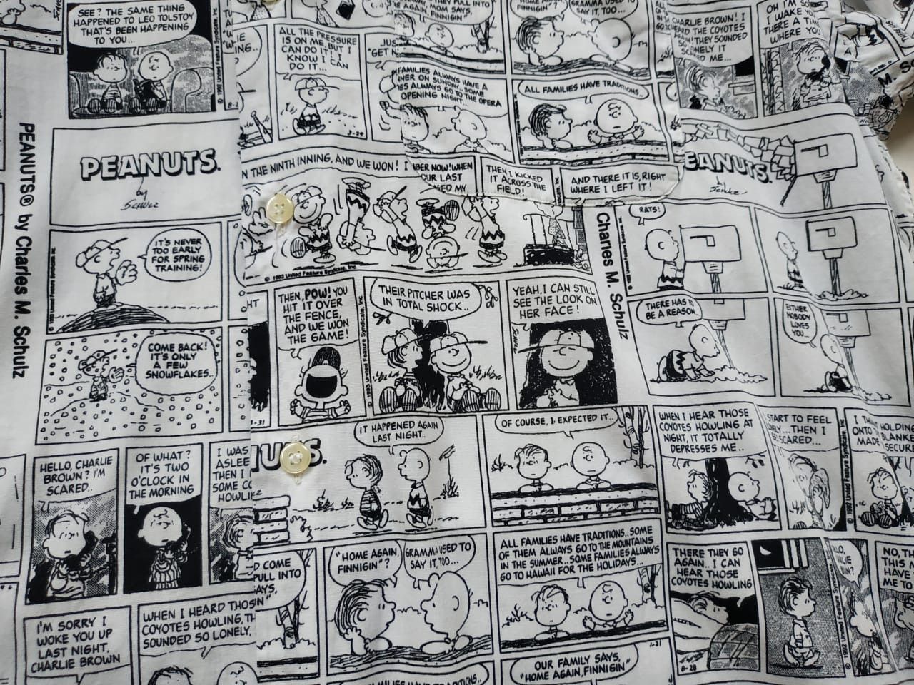 Iceberg Vintage Iceberg x Peanut Shirt Comic, Newspaper Shirt Size US L / EU 52-54 / 3 - 3 Thumbnail
