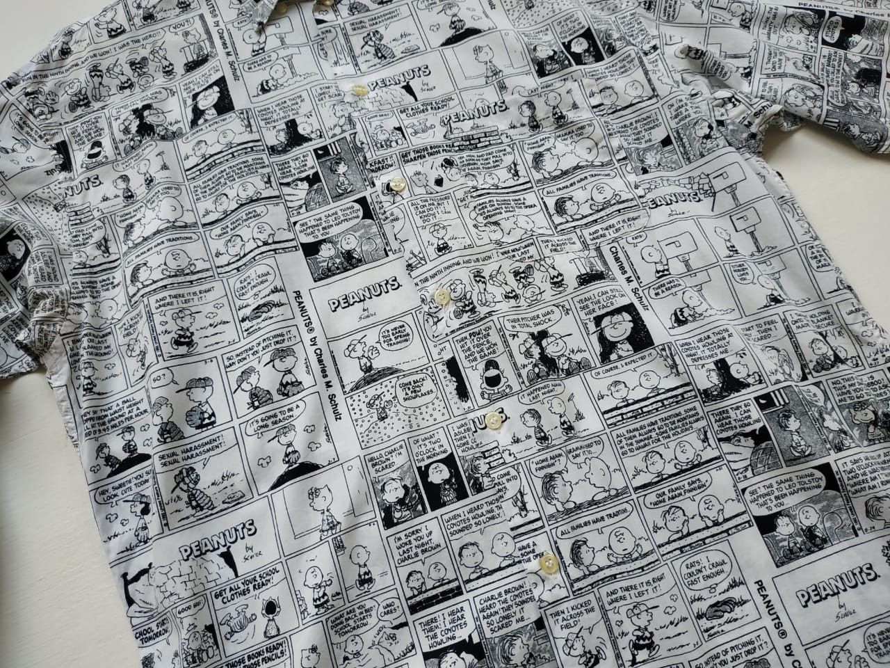 Iceberg Vintage Iceberg x Peanut Shirt Comic, Newspaper Shirt Size US L / EU 52-54 / 3 - 5 Thumbnail