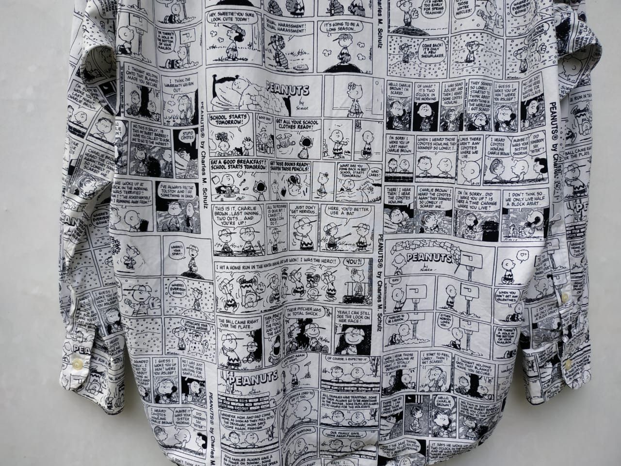 Iceberg Vintage Iceberg x Peanut Shirt Comic, Newspaper Shirt Size US L / EU 52-54 / 3 - 12 Thumbnail