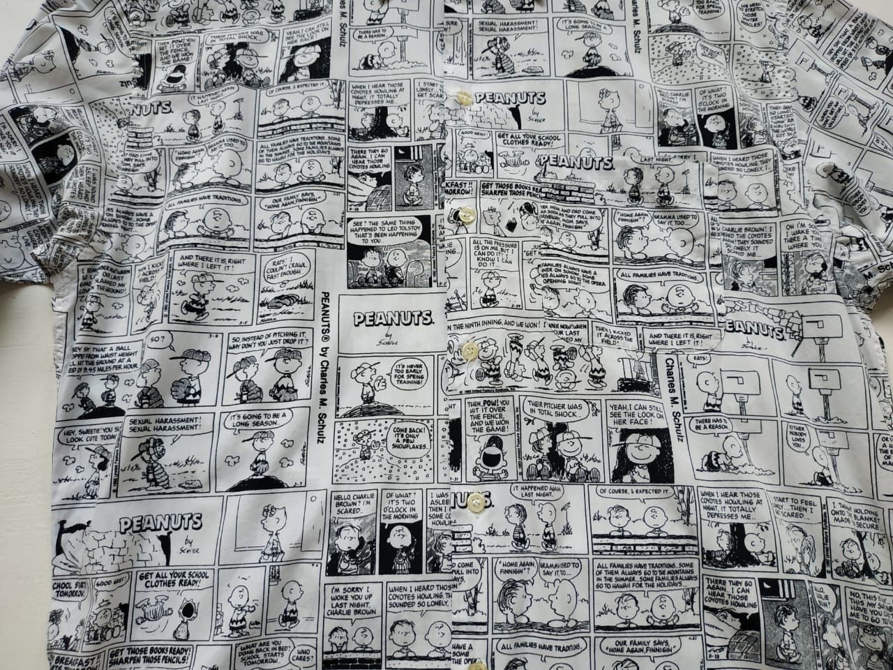 Iceberg Vintage Iceberg x Peanut Shirt Comic, Newspaper Shirt Size US L / EU 52-54 / 3 - 2 Thumbnail