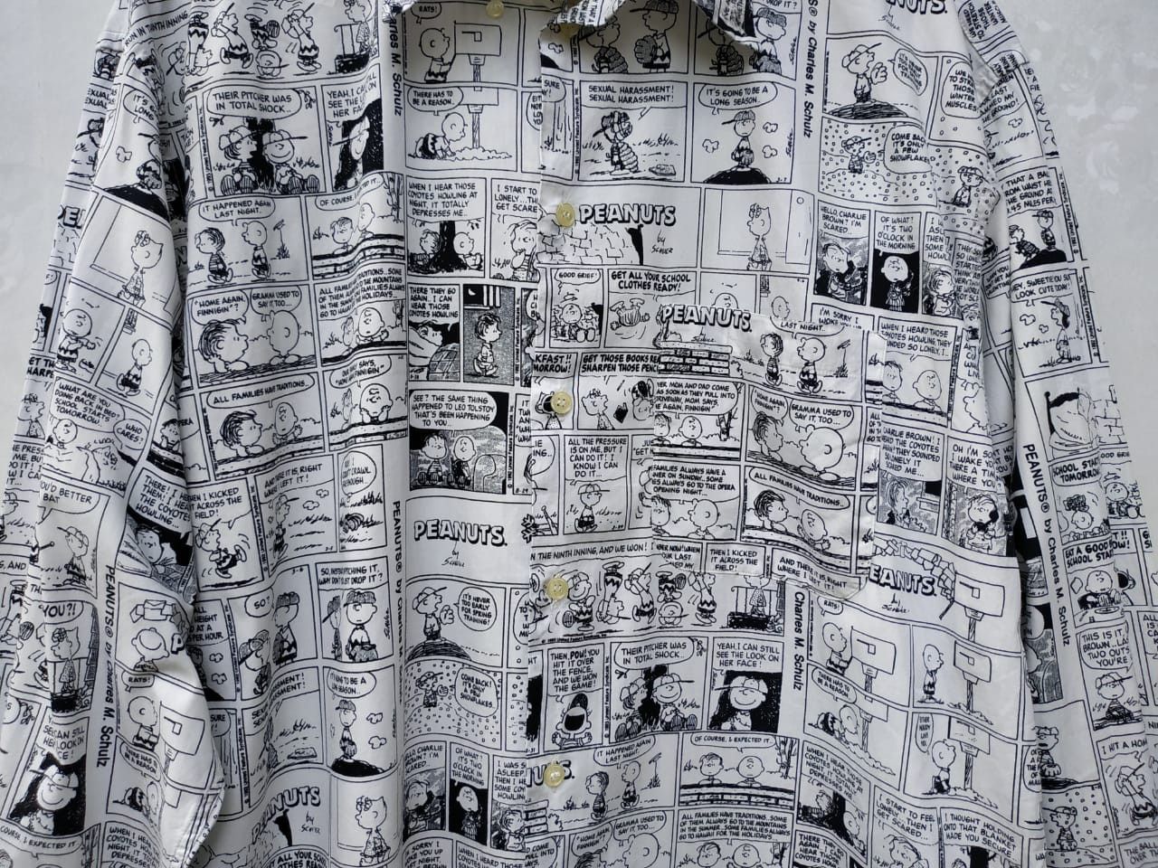 Iceberg Vintage Iceberg x Peanut Shirt Comic, Newspaper Shirt Size US L / EU 52-54 / 3 - 16 Thumbnail