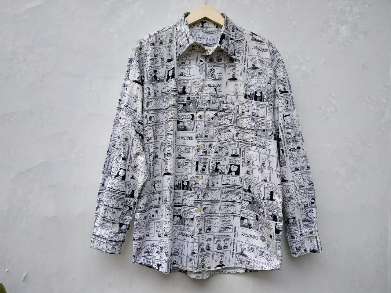 Iceberg Vintage Iceberg x Peanut Shirt Comic, Newspaper Shirt Size US L / EU 52-54 / 3 - 1 Thumbnail