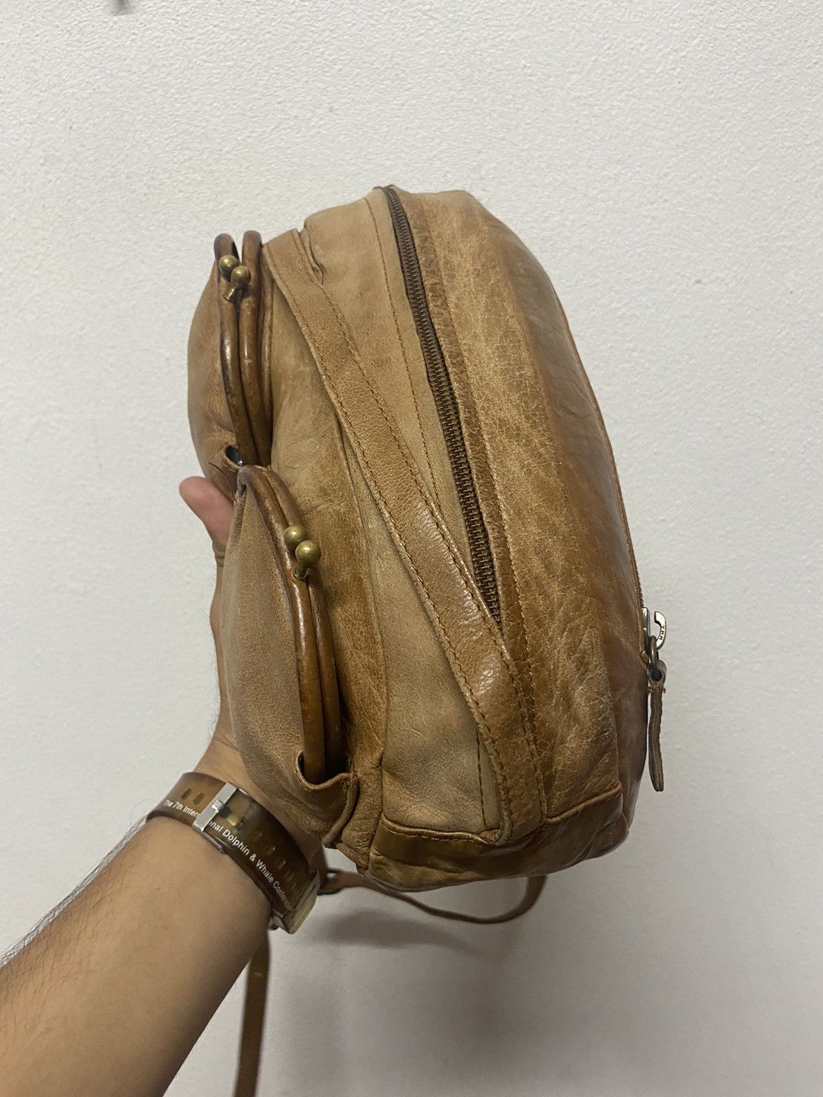 Genuine Leather × Issey Miyake × Tsumori Chisato Tsumori Chisato By Issey Miyake Leather Bag Size ONE SIZE - 5 Thumbnail