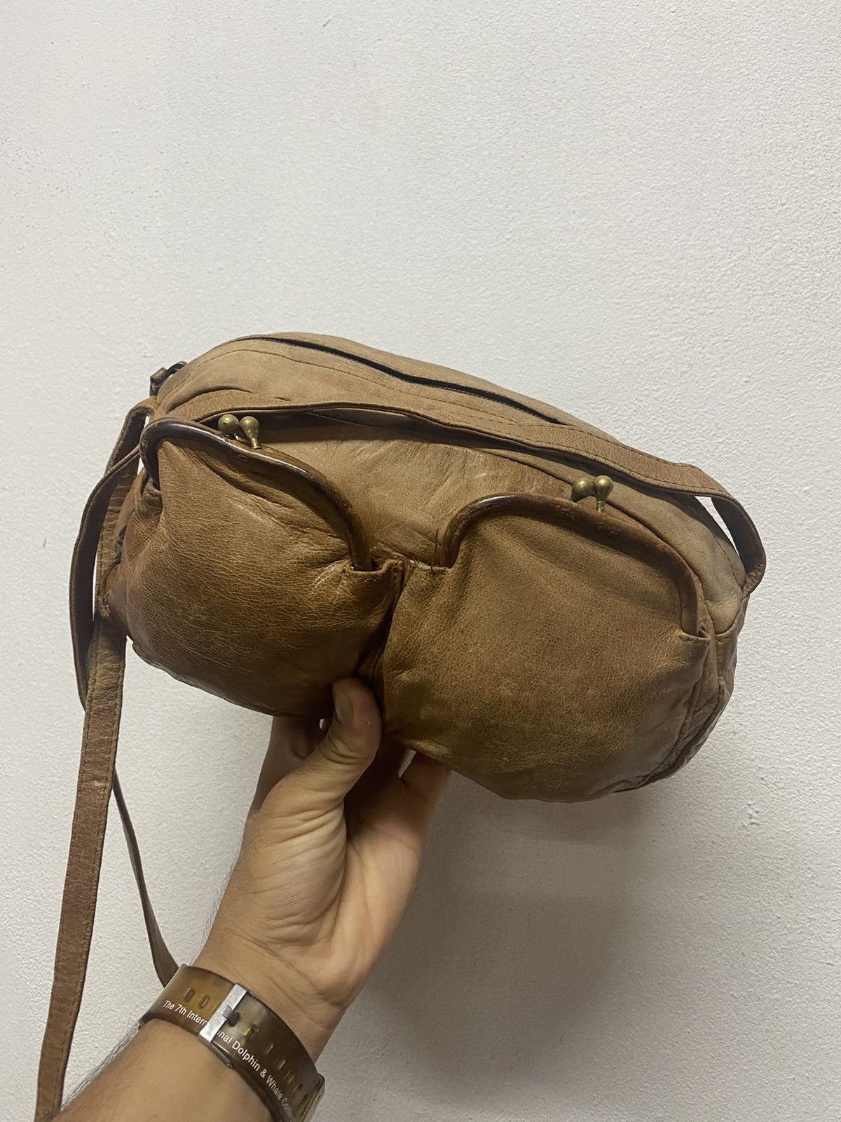 Genuine Leather × Issey Miyake × Tsumori Chisato Tsumori Chisato By Issey Miyake Leather Bag Size ONE SIZE - 6 Thumbnail