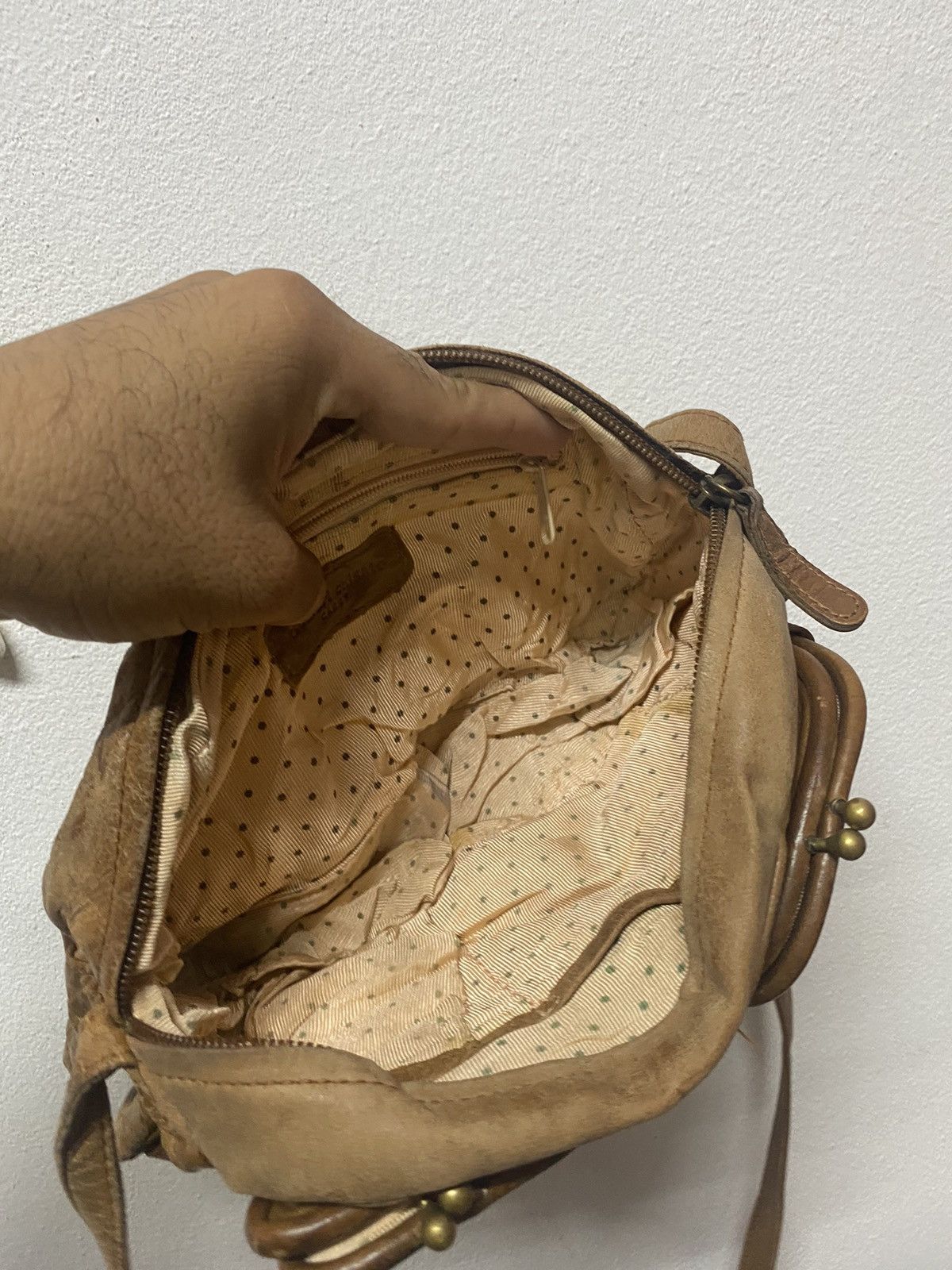 Genuine Leather × Issey Miyake × Tsumori Chisato Tsumori Chisato By Issey Miyake Leather Bag Size ONE SIZE - 3 Thumbnail