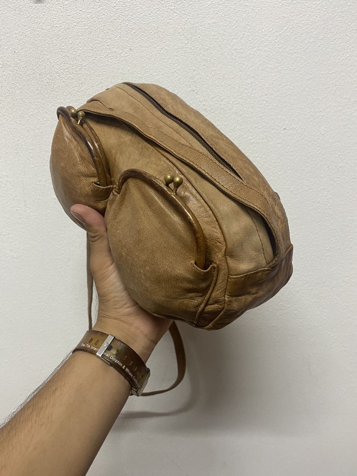 Genuine Leather × Issey Miyake × Tsumori Chisato Tsumori Chisato By Issey Miyake Leather Bag Size ONE SIZE - 4 Thumbnail