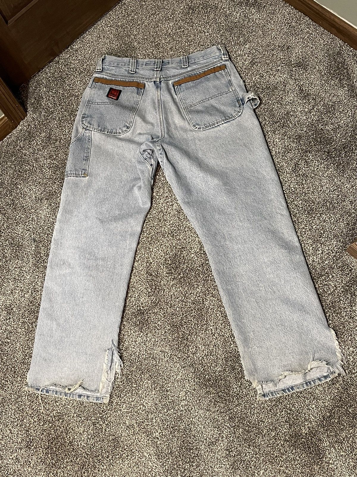 Vintage Baggy Vintage Carpenter Distressed Denim Size US 32 / EU 48 - 7 Thumbnail