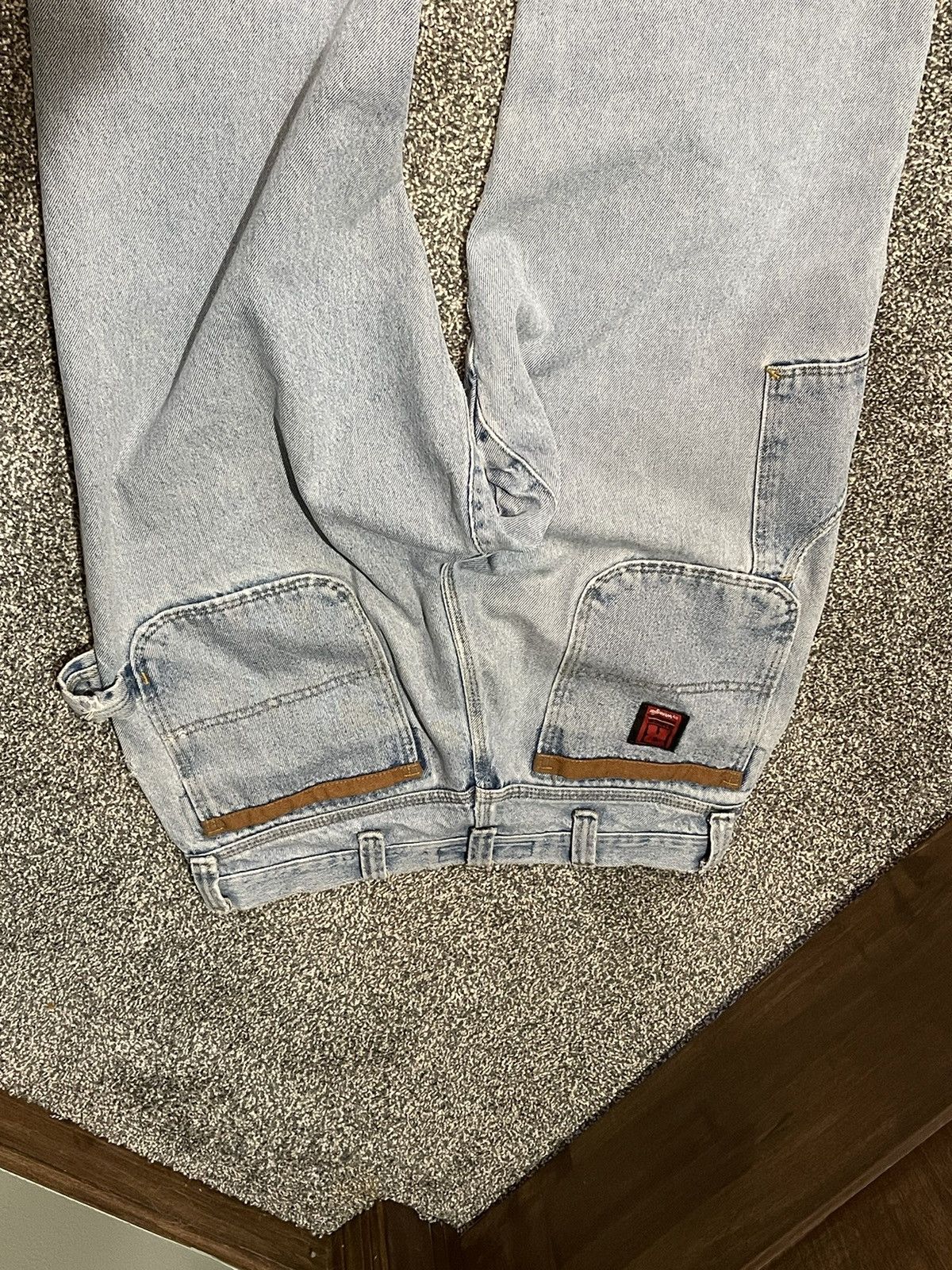 Vintage Baggy Vintage Carpenter Distressed Denim Size US 32 / EU 48 - 9 Thumbnail
