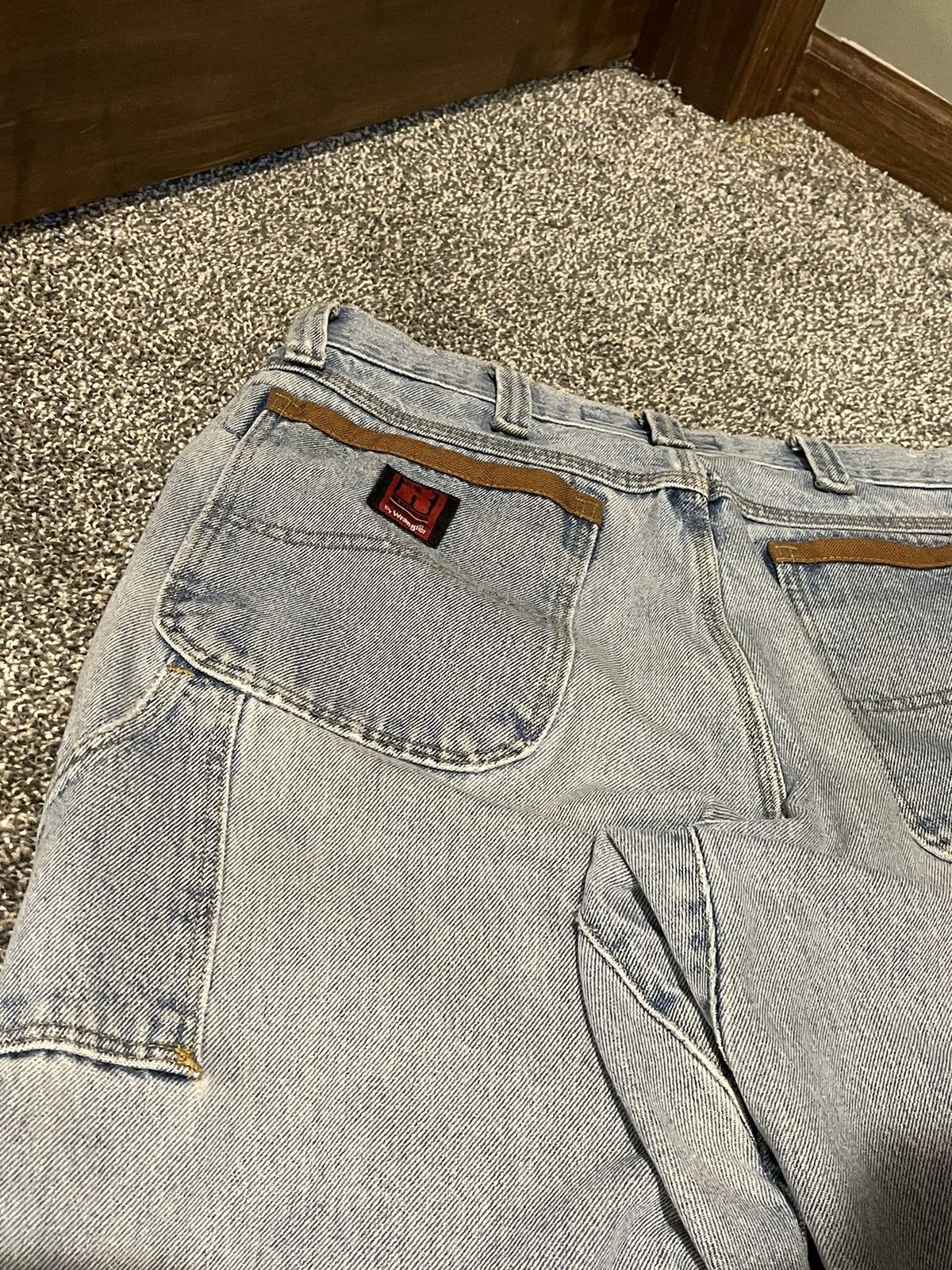 Vintage Baggy Vintage Carpenter Distressed Denim Size US 32 / EU 48 - 11 Thumbnail