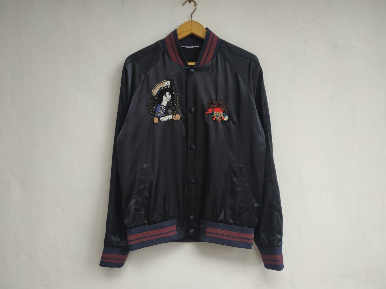 Valentino Valentino Tattoo Embroidery Varsity Jacket Size US M / EU 48-50 / 2 - 2 Thumbnail