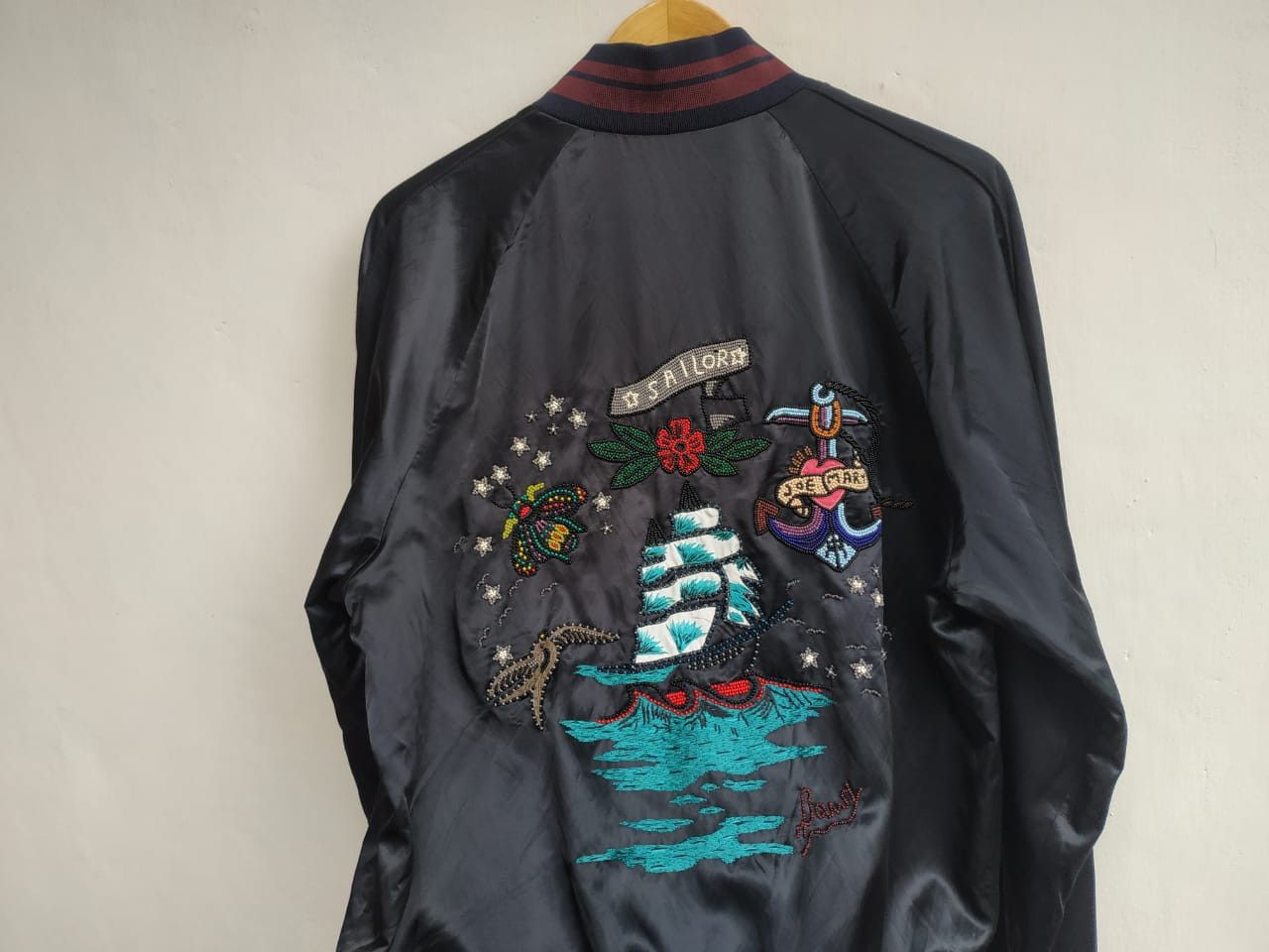Valentino Valentino Tattoo Embroidery Varsity Jacket Size US M / EU 48-50 / 2 - 5 Thumbnail