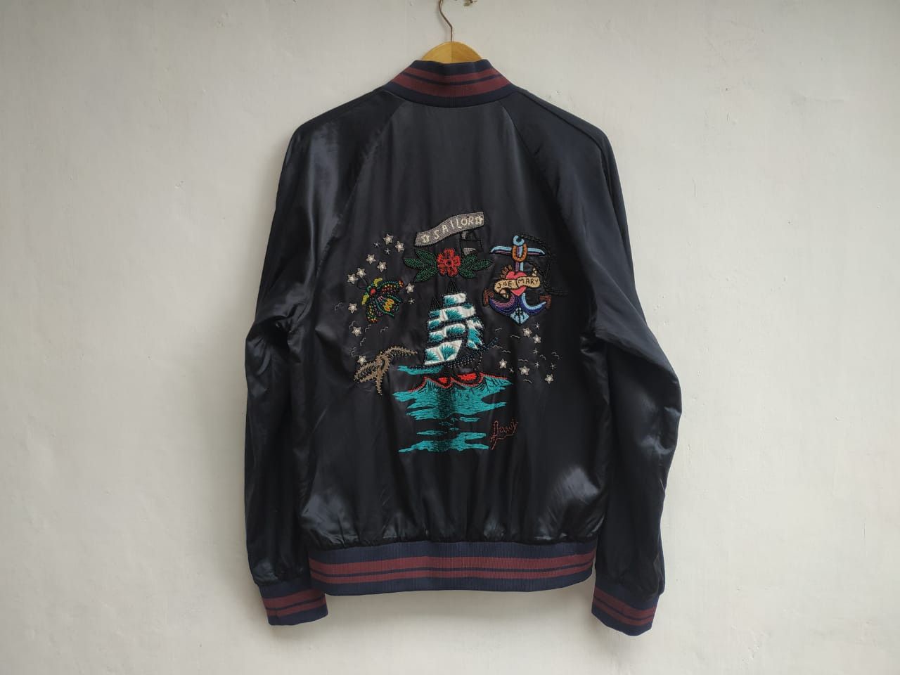 Valentino Valentino Tattoo Embroidery Varsity Jacket Size US M / EU 48-50 / 2 - 3 Thumbnail