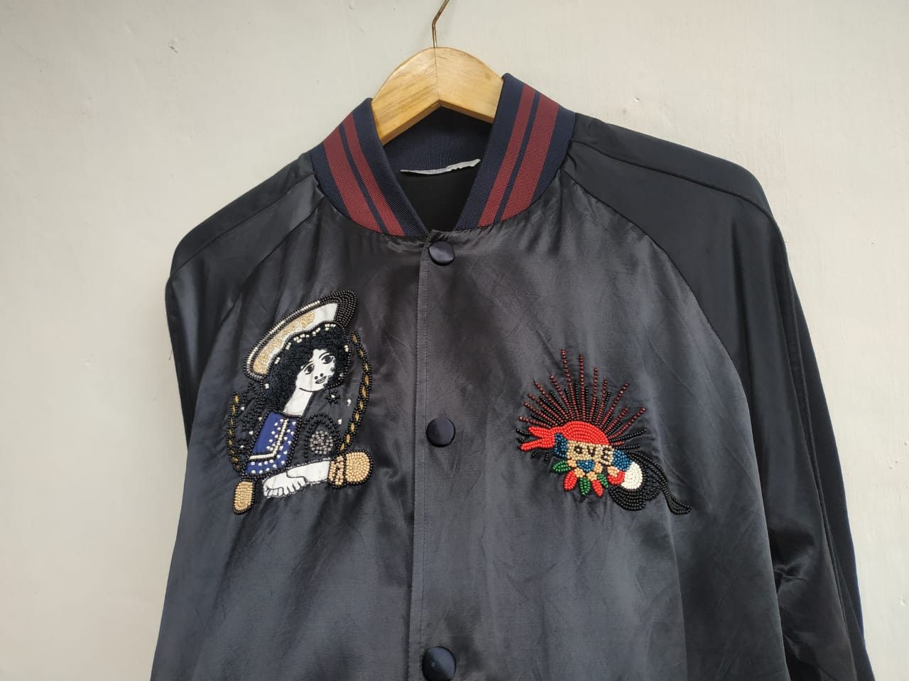 Valentino Valentino Tattoo Embroidery Varsity Jacket Size US M / EU 48-50 / 2 - 8 Thumbnail