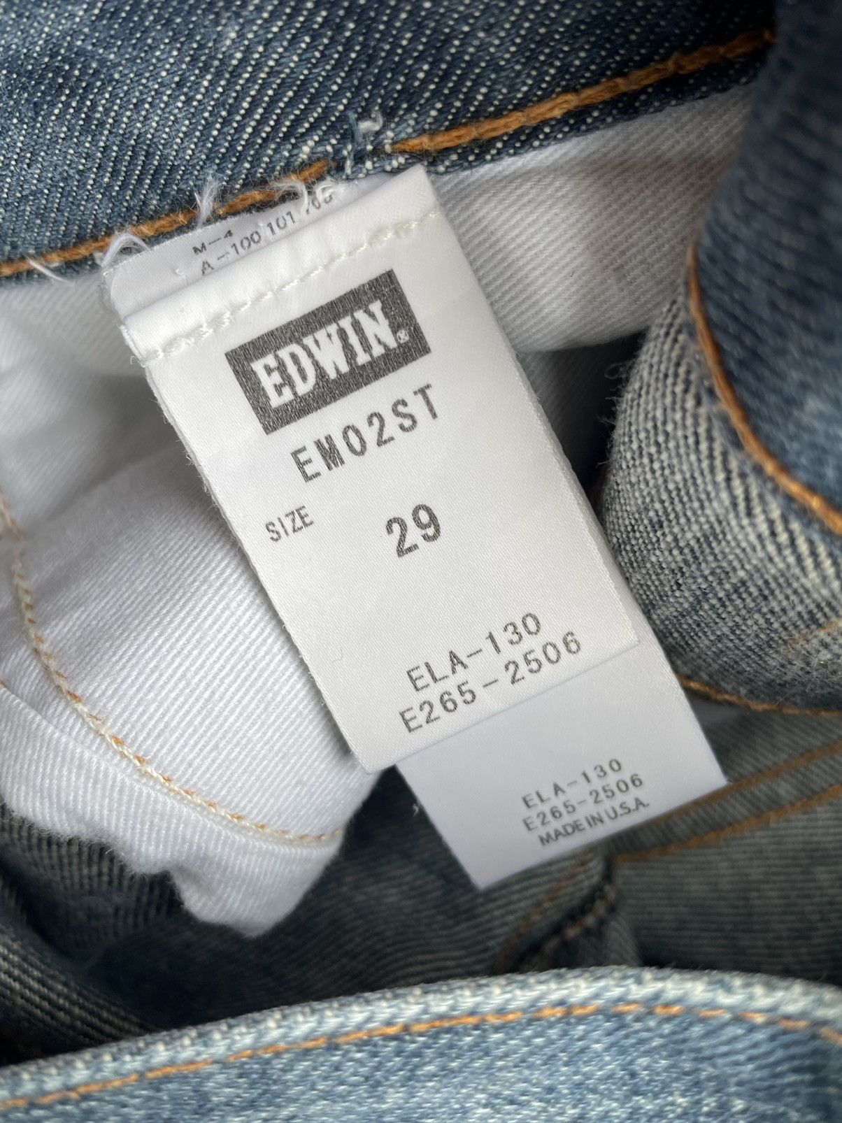 Edwin Vintage Edwin Usa Rainbow Selvedge Rework Denim Size US 30 / EU 46 - 19 Thumbnail