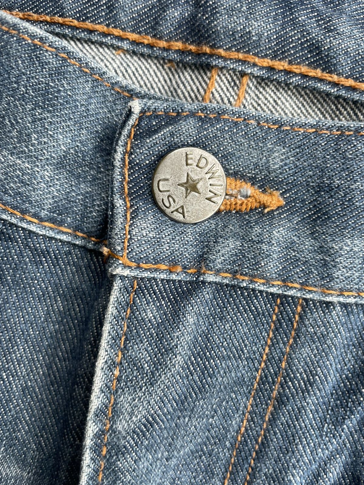 Edwin Vintage Edwin Usa Rainbow Selvedge Rework Denim Size US 30 / EU 46 - 21 Thumbnail