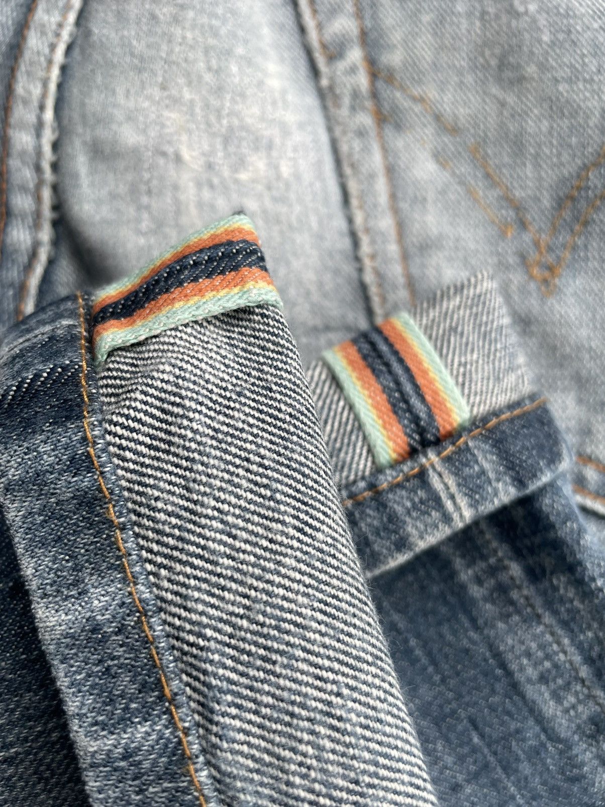 Edwin Vintage Edwin Usa Rainbow Selvedge Rework Denim Size US 30 / EU 46 - 13 Thumbnail