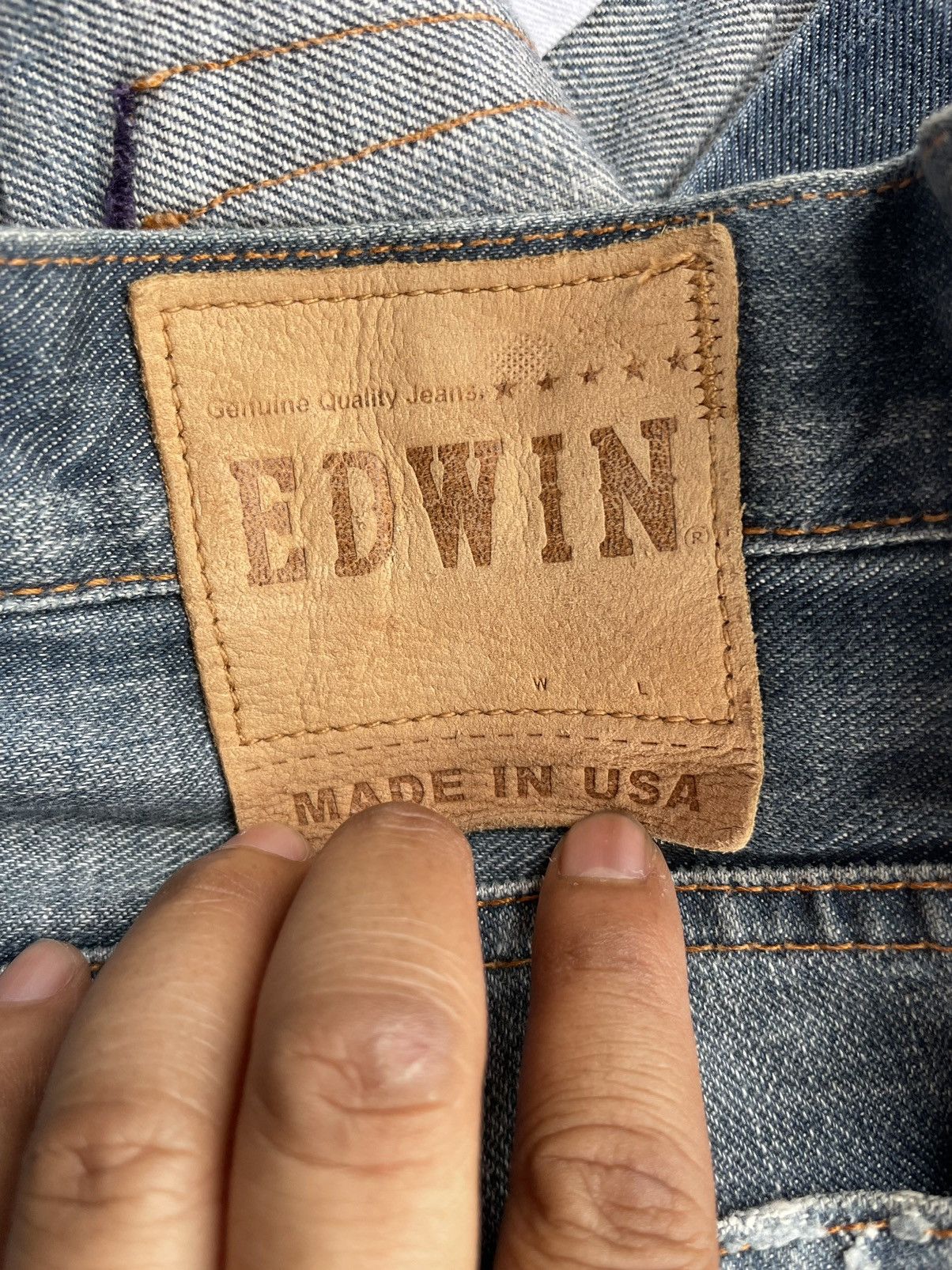 Edwin Vintage Edwin Usa Rainbow Selvedge Rework Denim Size US 30 / EU 46 - 14 Thumbnail