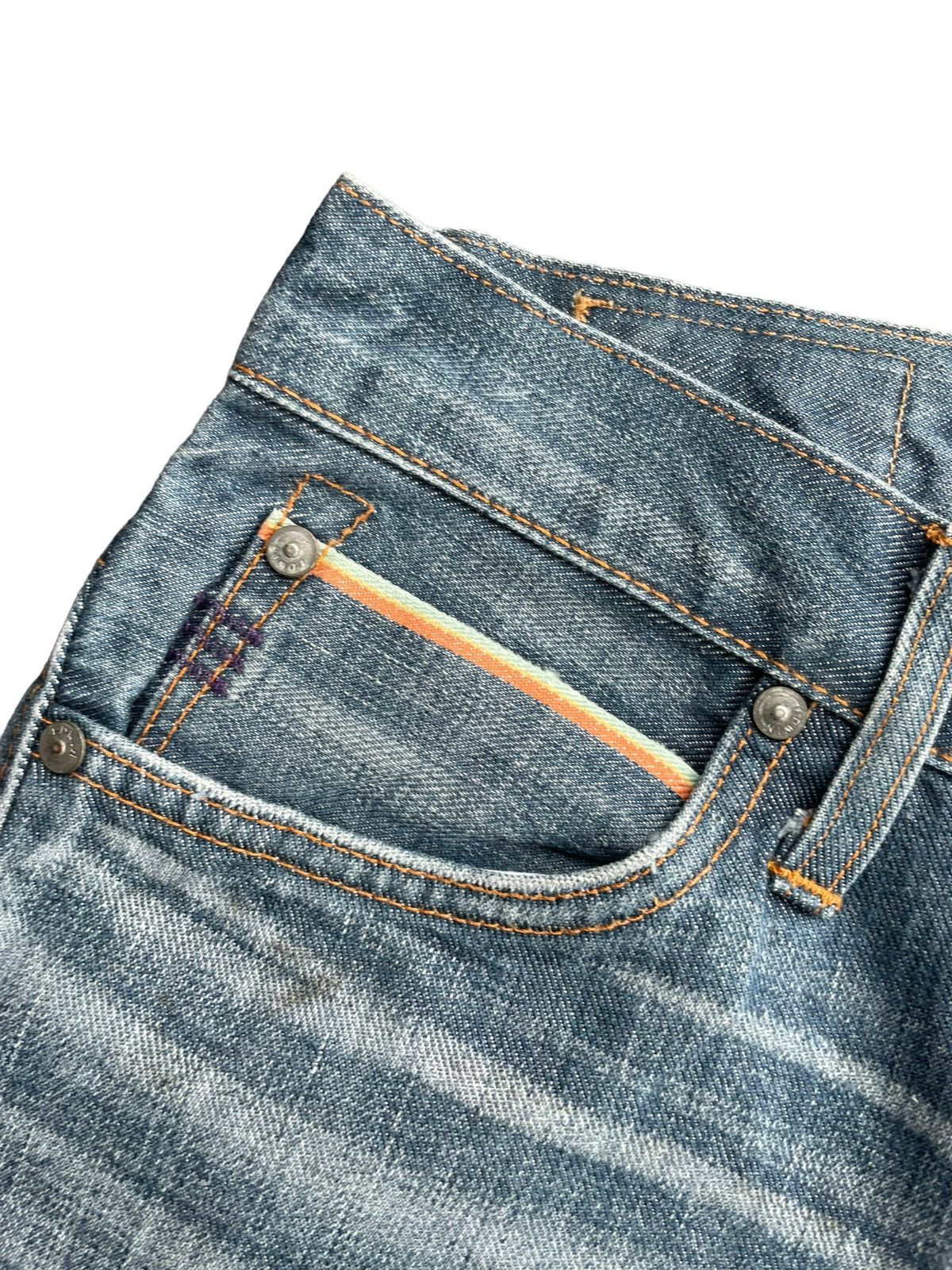 Edwin Vintage Edwin Usa Rainbow Selvedge Rework Denim Size US 30 / EU 46 - 6 Thumbnail