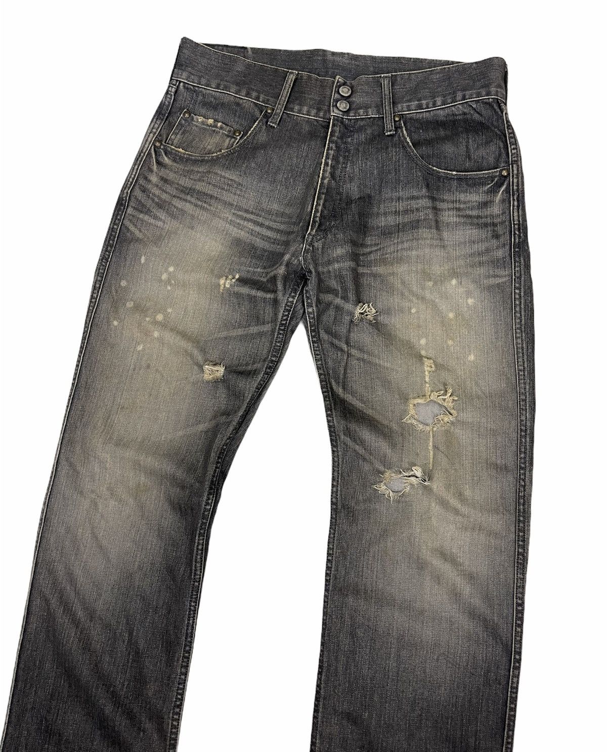 Sandinista MFG SANDINISTAS DISTRESSED DENIM Size US 35 - 4 Thumbnail