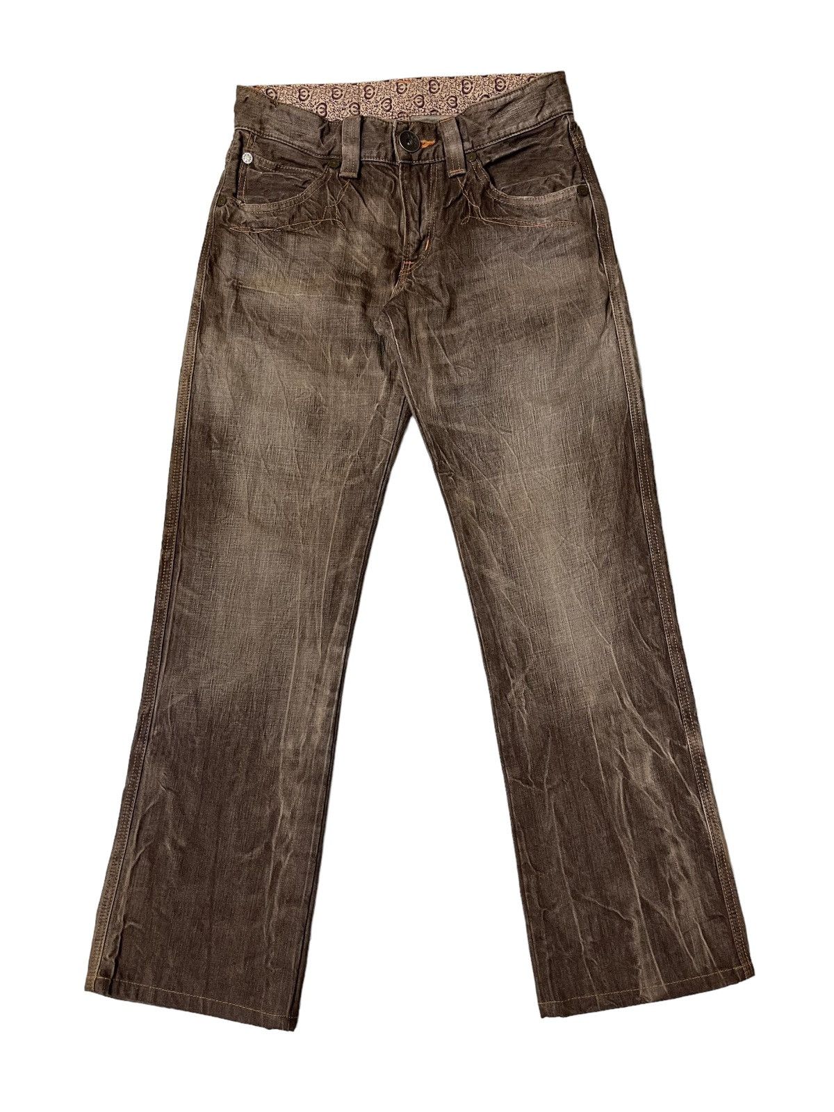 Japanese Brand Edwin Blue Trip Rusty Thrashed Denim Pants Size US 28 / EU 44 - 3 Thumbnail