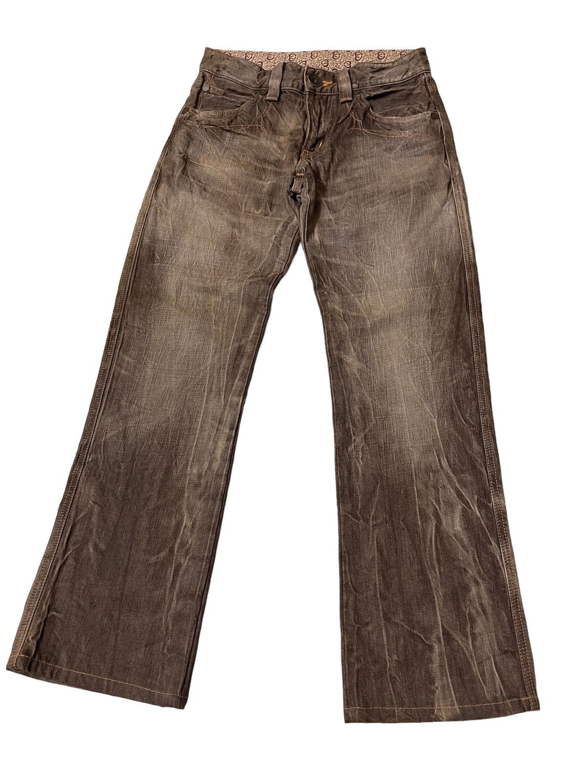 Japanese Brand Edwin Blue Trip Rusty Thrashed Denim Pants Size US 28 / EU 44 - 7 Thumbnail