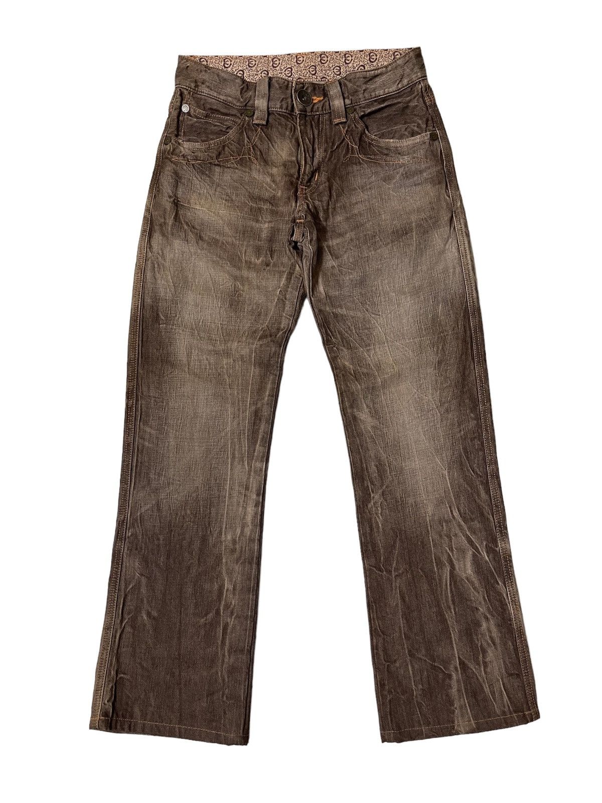Japanese Brand Edwin Blue Trip Rusty Thrashed Denim Pants Size US 28 / EU 44 - 1 Thumbnail