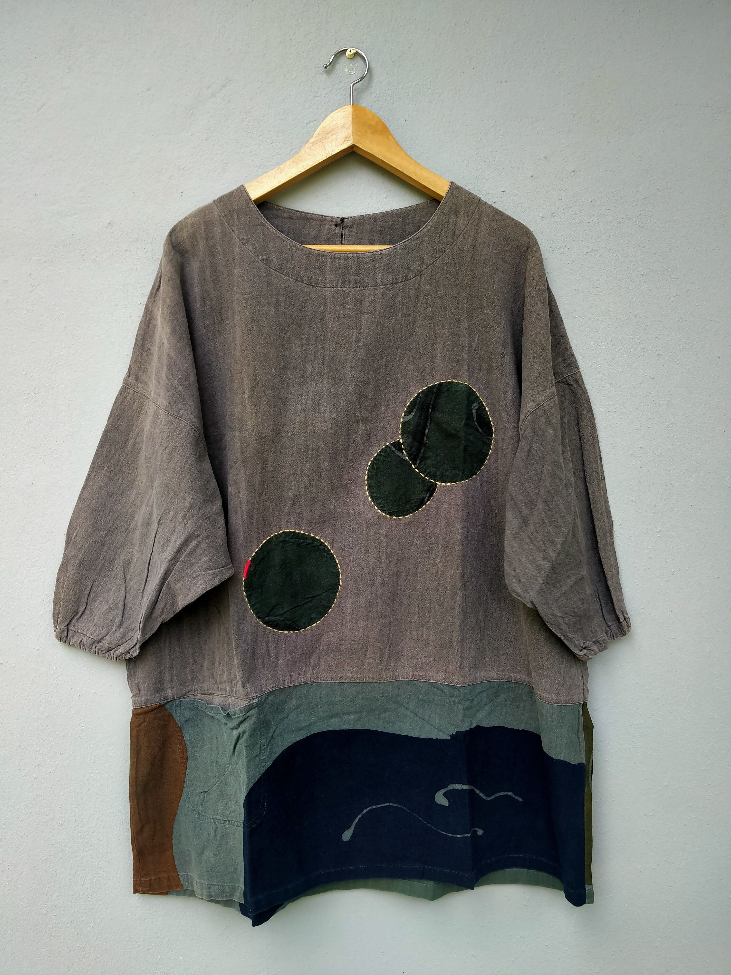 Japan Blue Vintage 90s Japanese Brand Boro Stitching Single Pocket Size US L / EU 52-54 / 3 - 1 Thumbnail