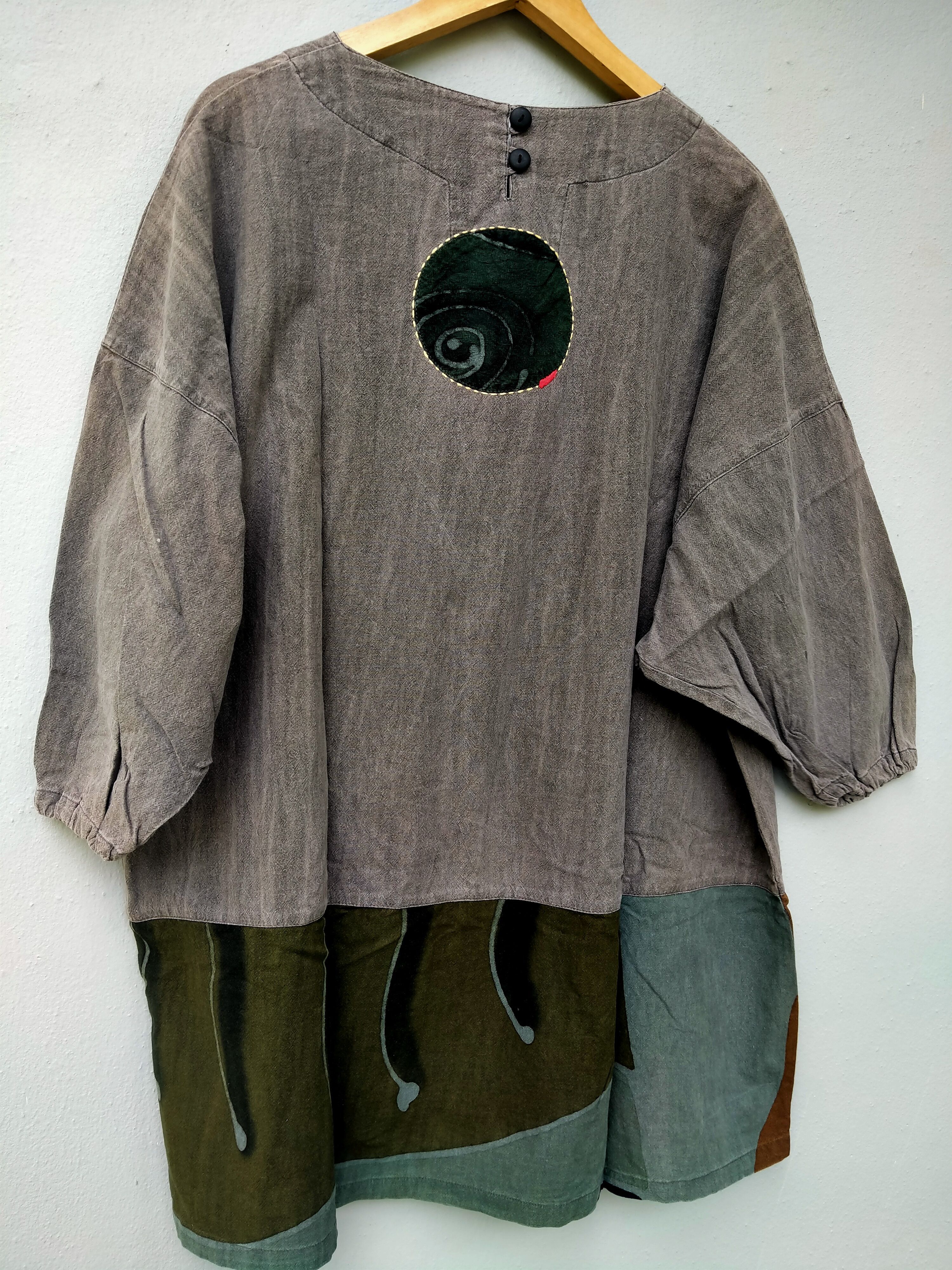 Japan Blue Vintage 90s Japanese Brand Boro Stitching Single Pocket Size US L / EU 52-54 / 3 - 7 Thumbnail