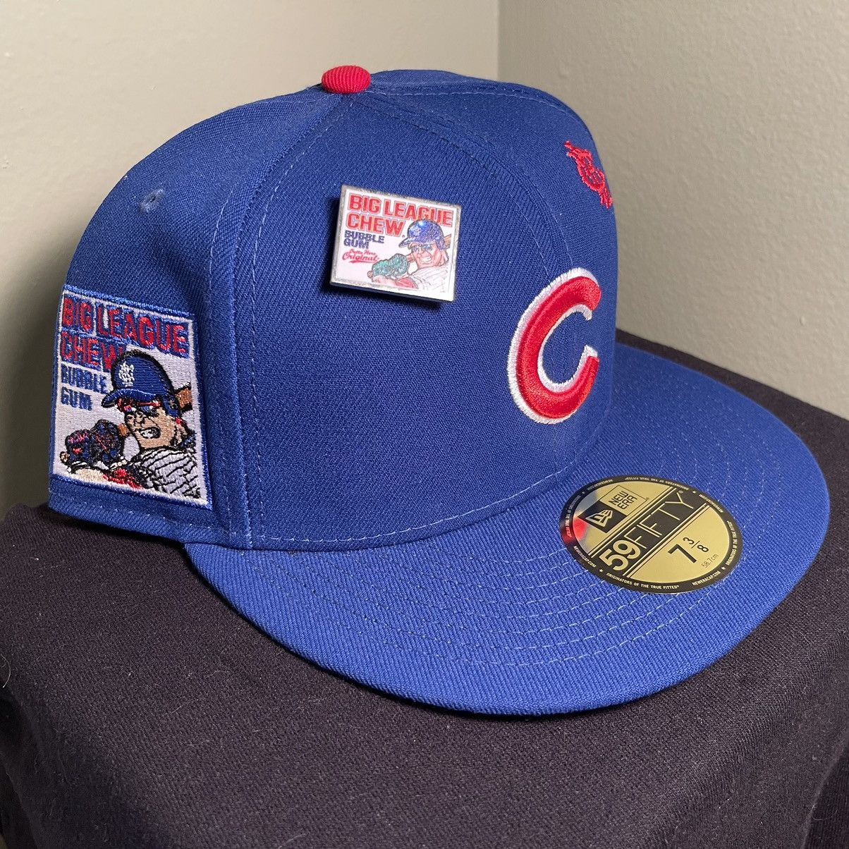 New Era 59Fifty Chicago Cubs Fitted Hat Big League Chew Grape Flavor 7 3/8￼