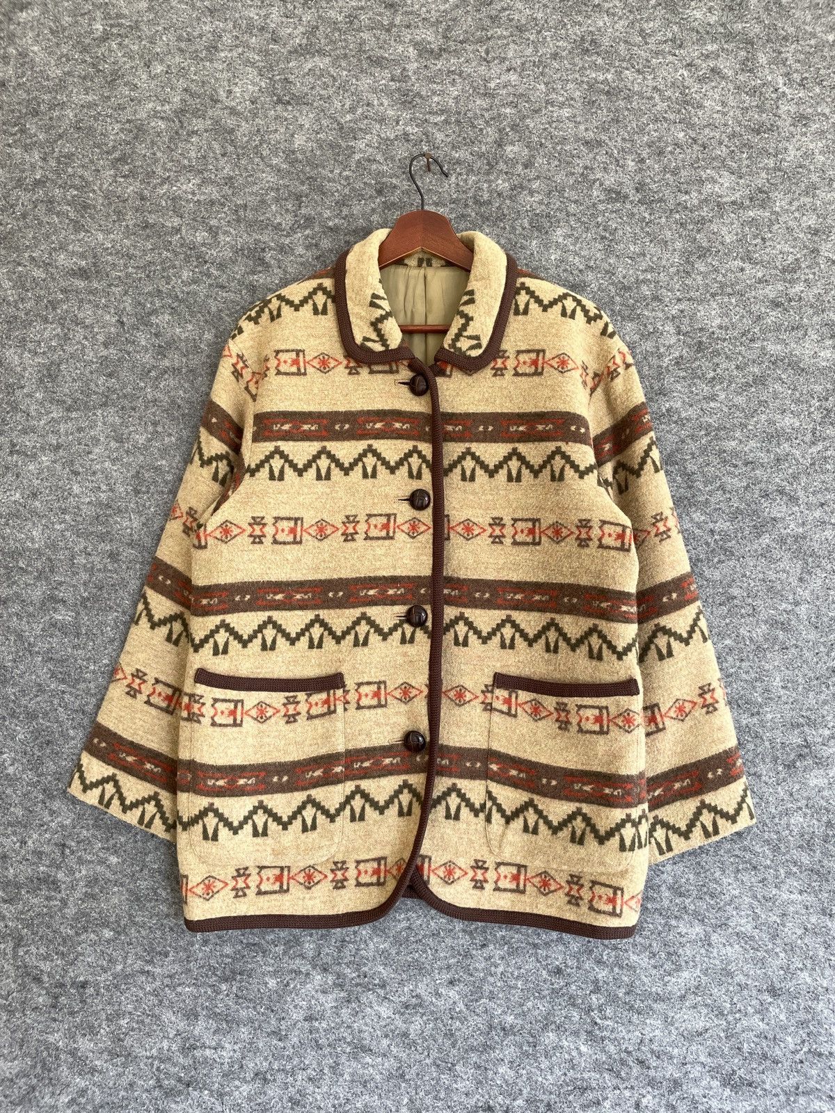 Japanese Brand × Vintage W. KAKGGAWA WOOL JACKET Size US M / EU 48-50 / 2 - 1 Thumbnail