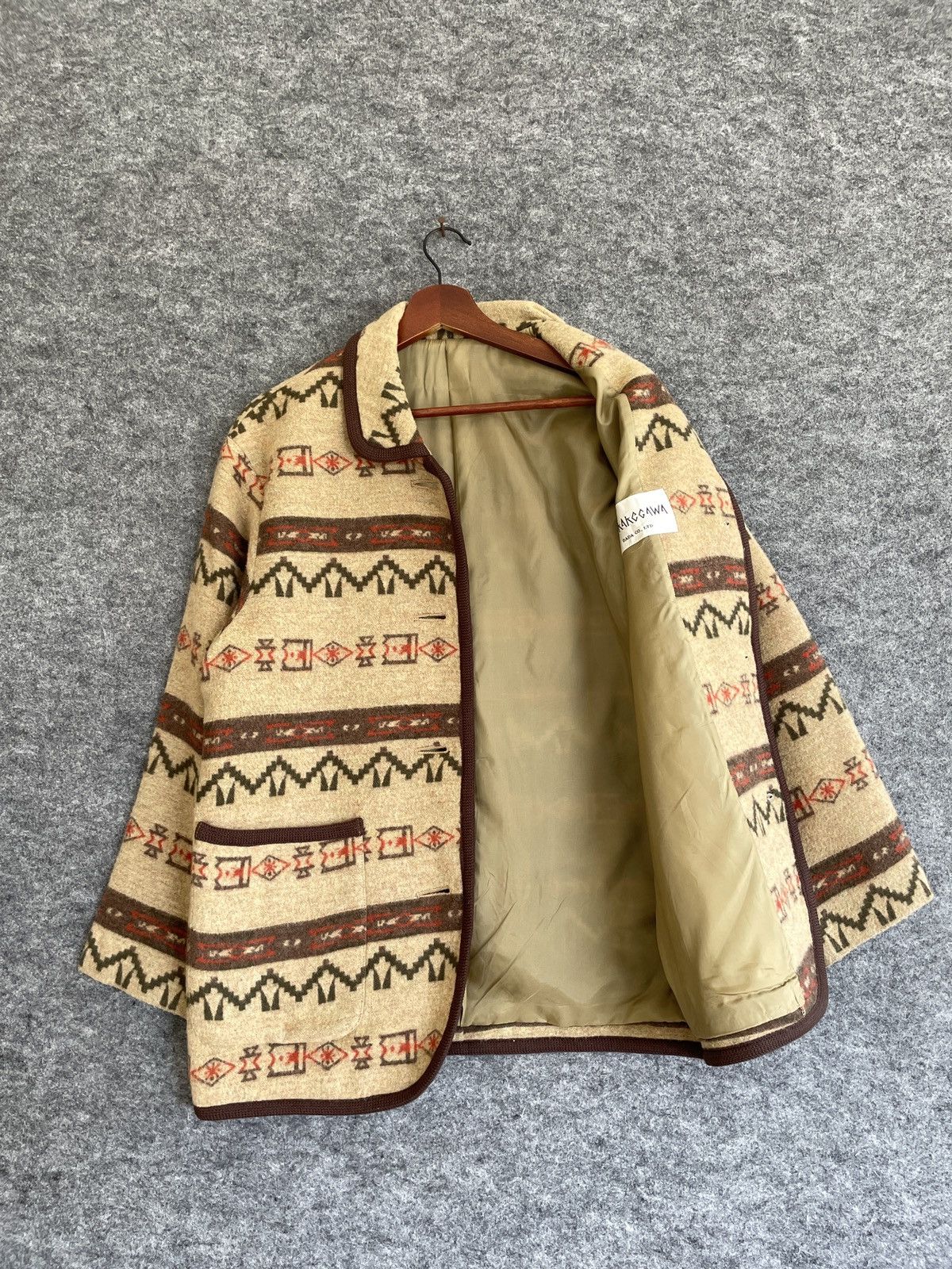 Japanese Brand × Vintage W. KAKGGAWA WOOL JACKET Size US M / EU 48-50 / 2 - 5 Thumbnail